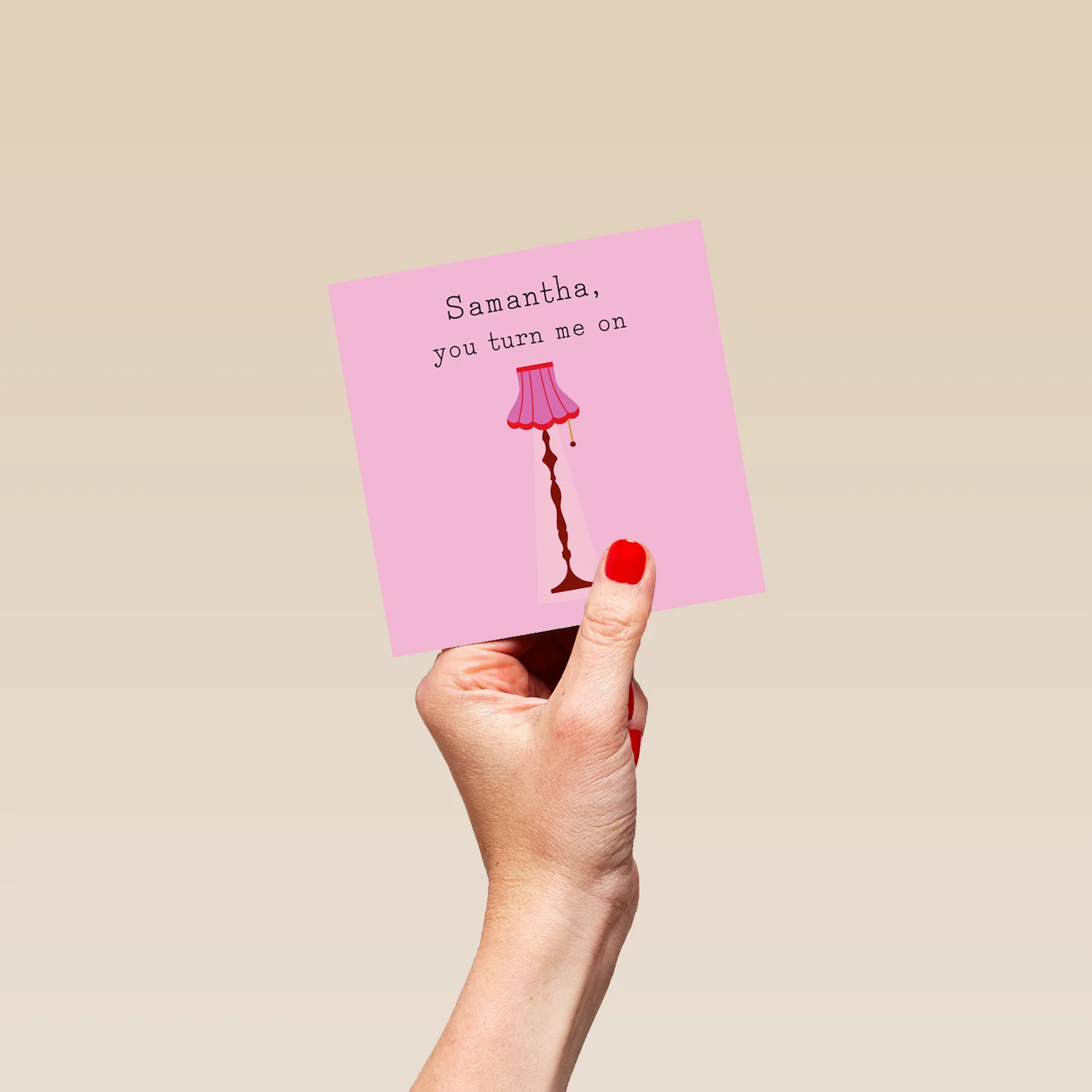 Personalised Editable Funny 'You Turn Me On' Valentine's Day Card - Image 4