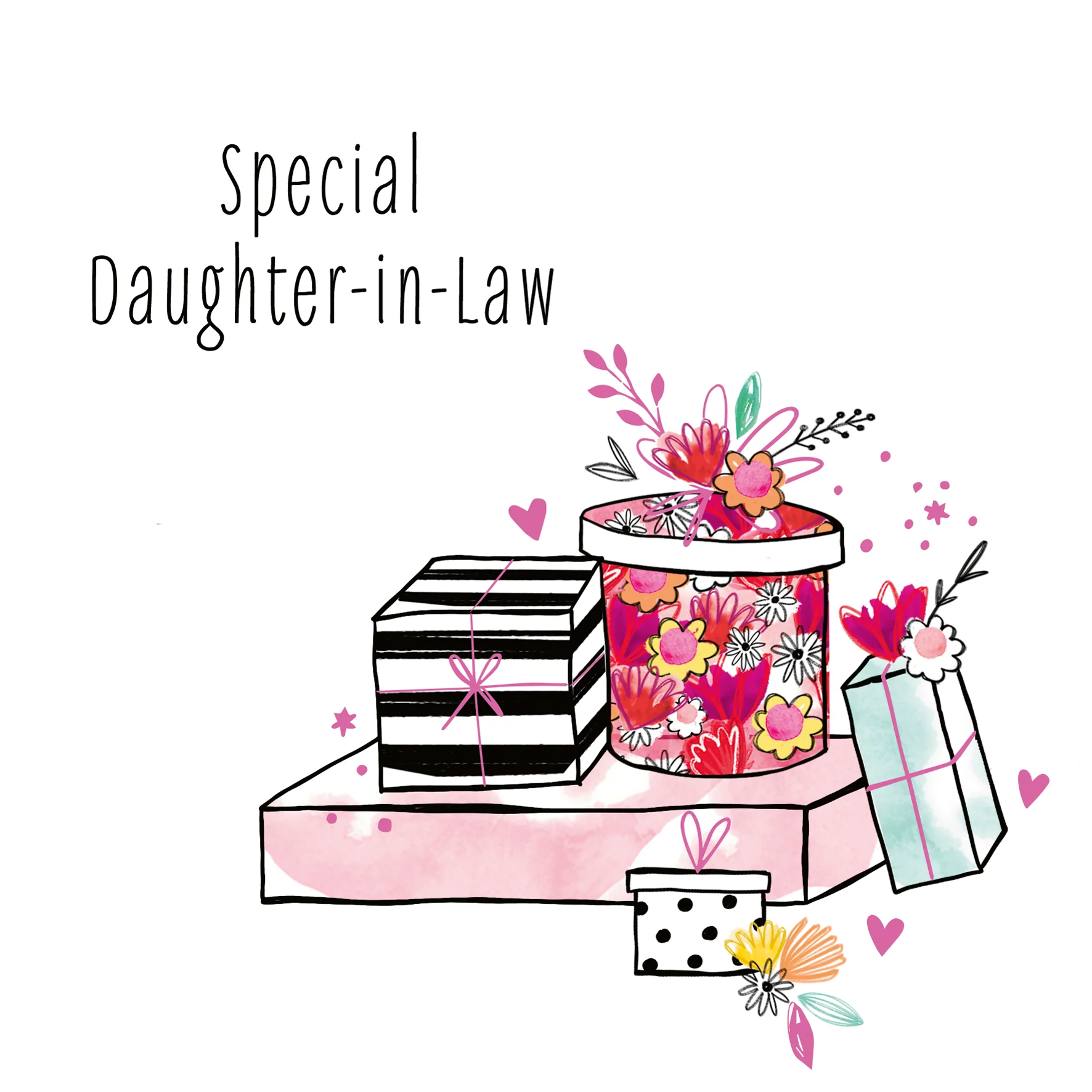 Personalised & Editable Gifts Daughter in Law Greeting Card
