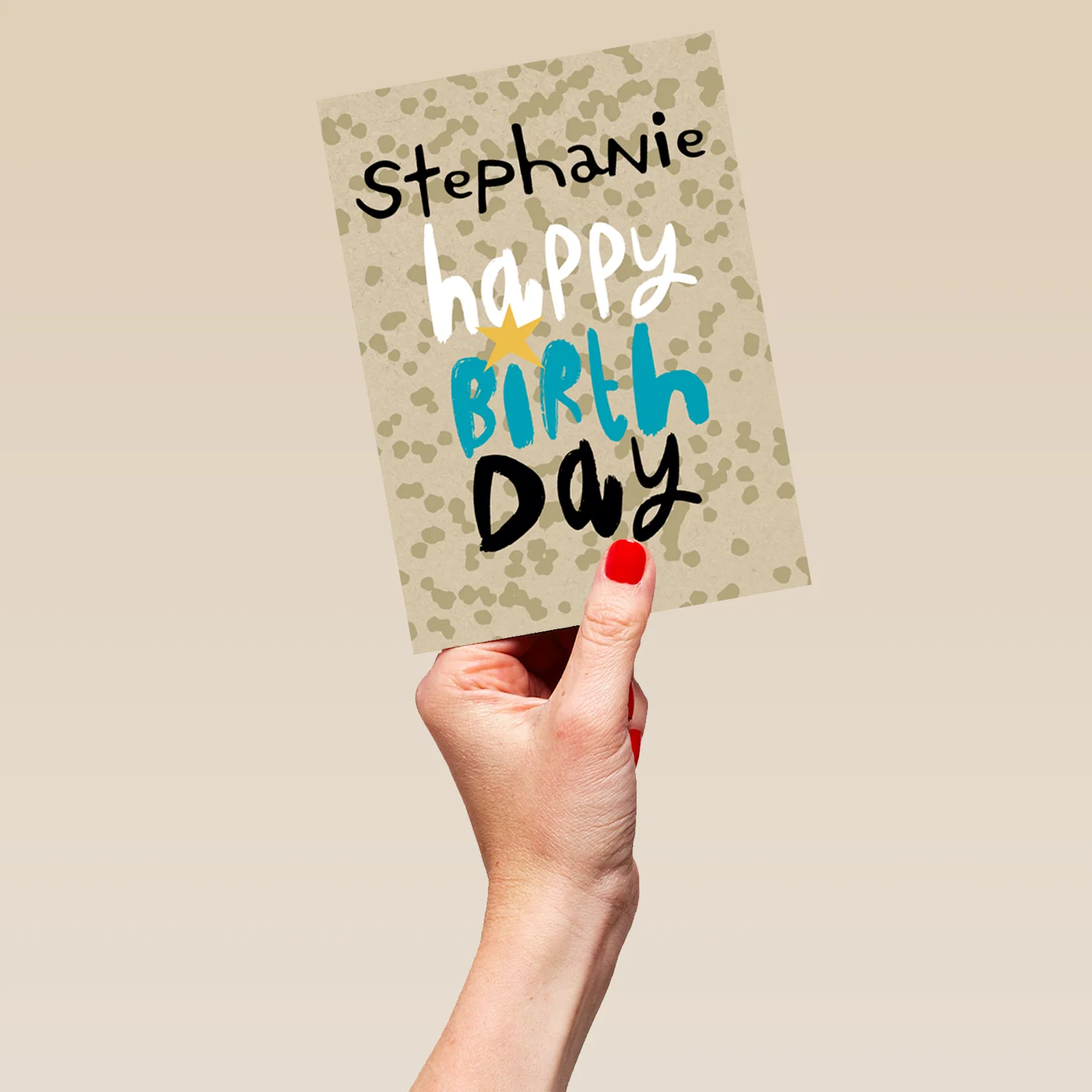 Personalised Editable Happy Birthday Card - Image 5