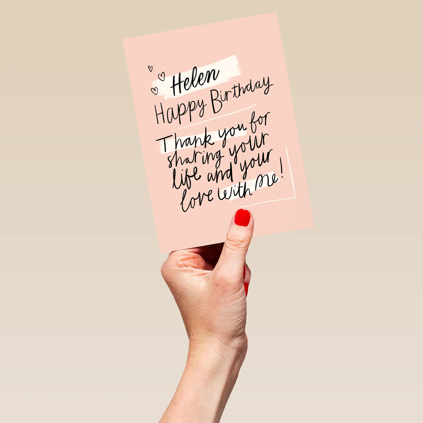 Personalised Editable Heartfelt Verse Birthday Card - Image 5