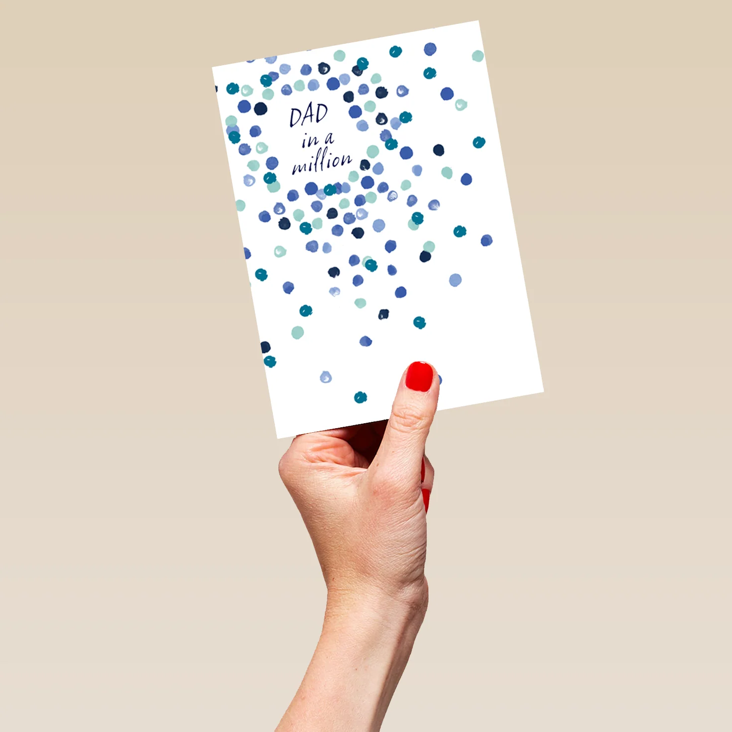 Personalised Editable In A Million Birthday Card For Dad - Image 5