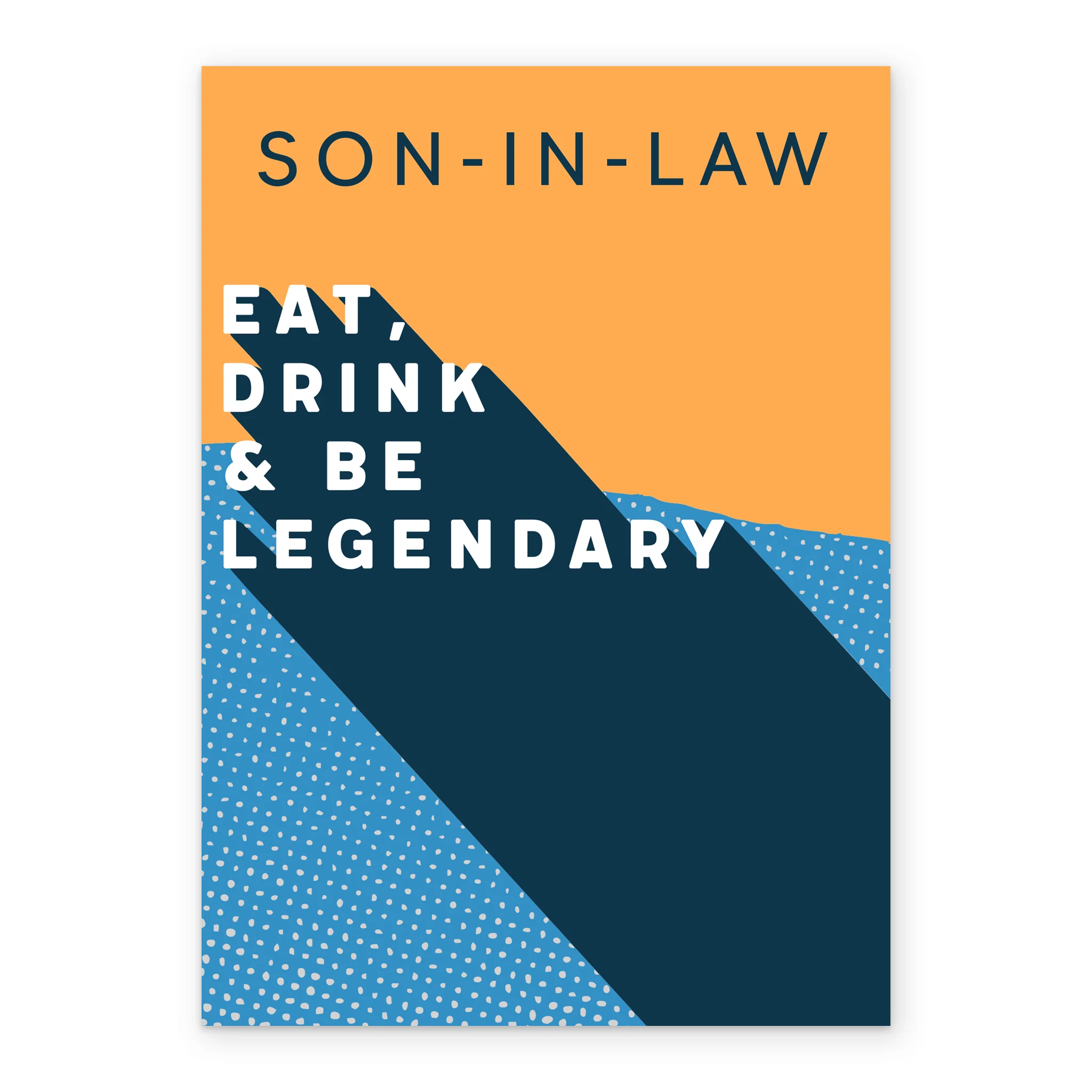Personalised & Editable Legendary Son-In-Law Greeting Card - Image 2