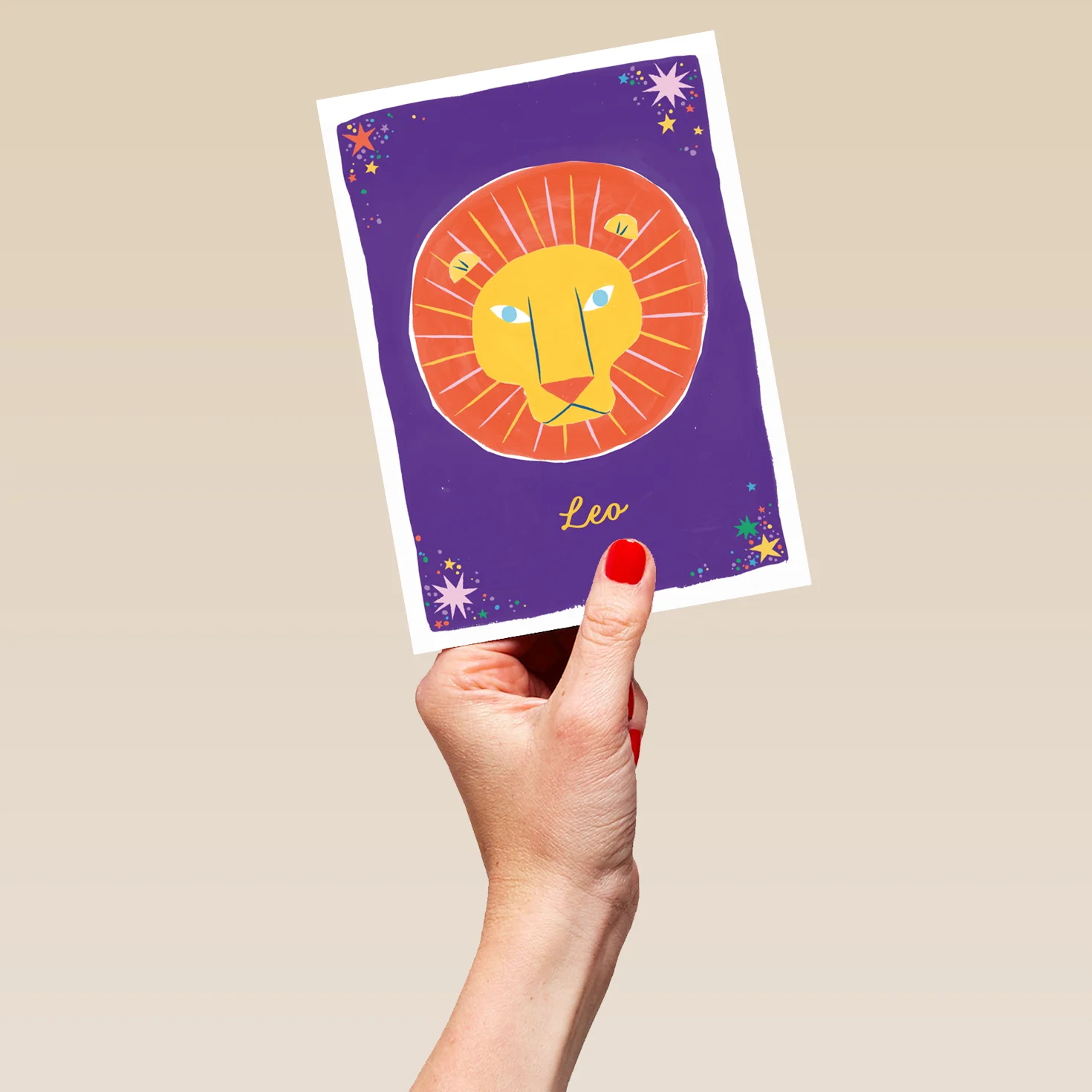 Personalised & Editable Leo Lion Birthday Card - Image 5