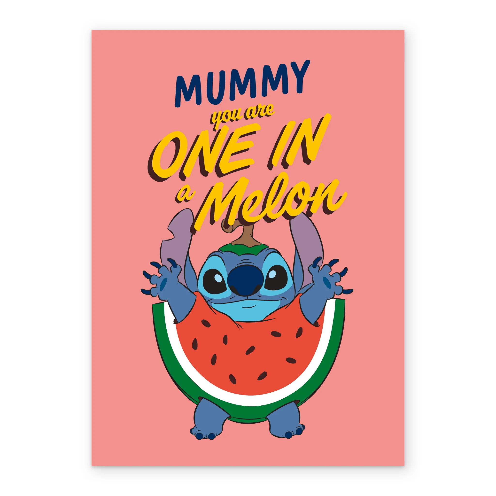 Personalised & Editable Lilo & Stitch Birthday Card for Mummy - Image 2