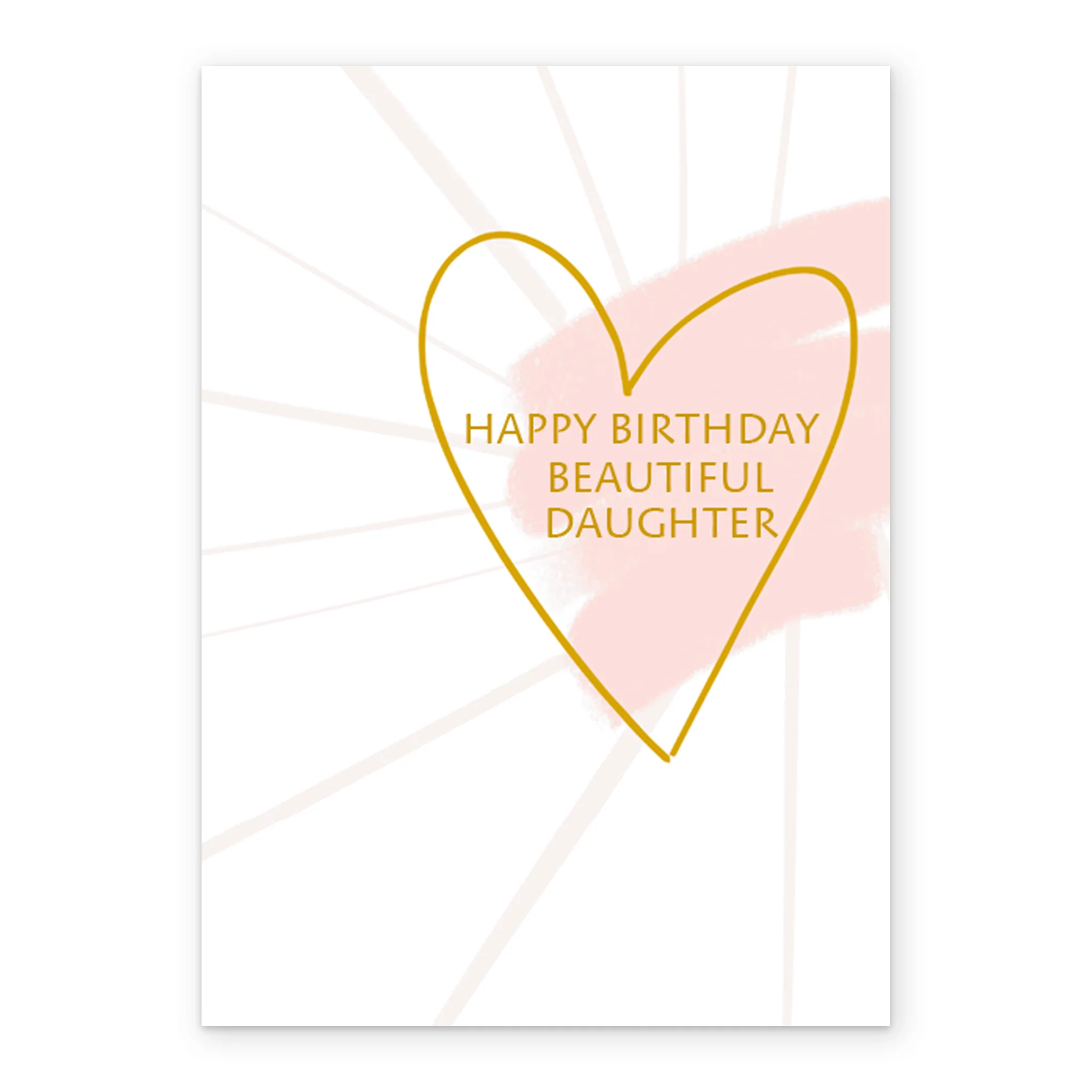 Personalised Editable Love Heart Card For Daughter - Image 2