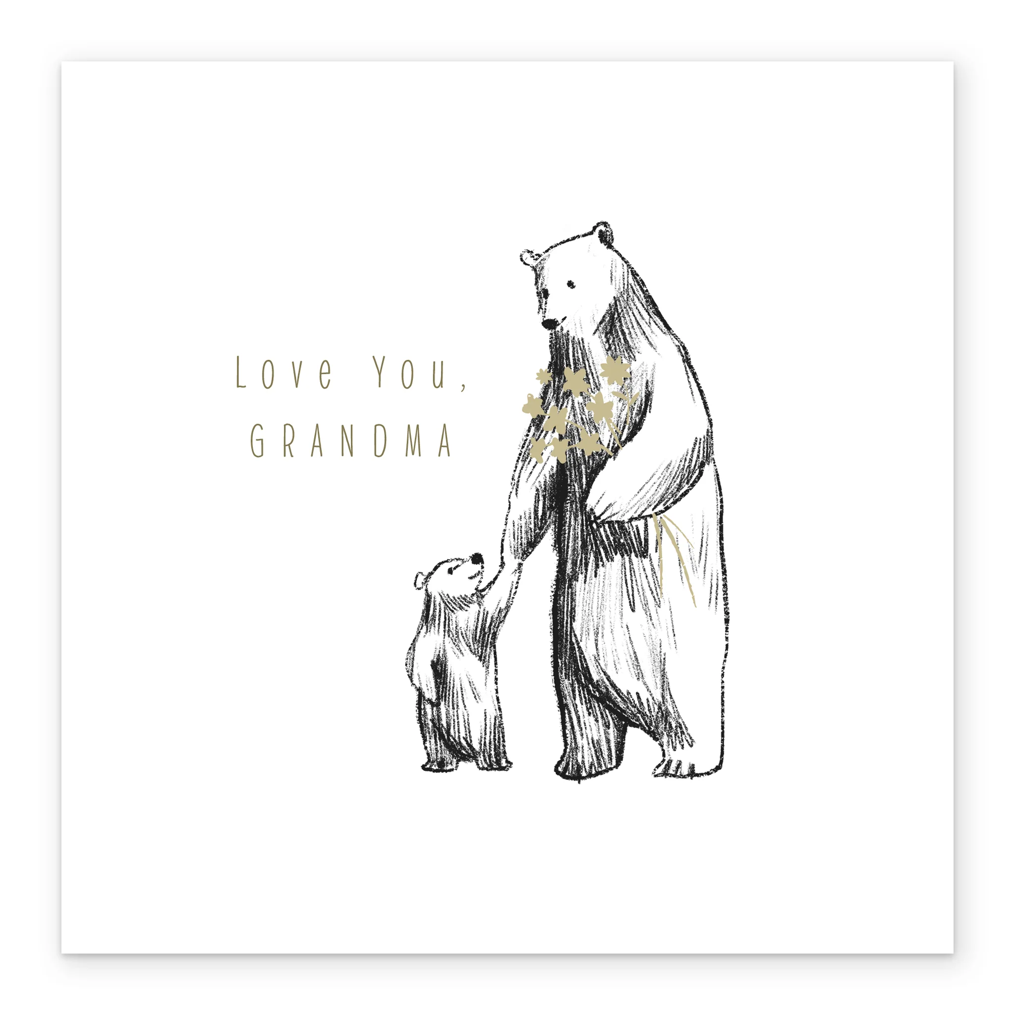 Personalised Editable Mama Bear & Cub Mother's Day Card - Image 2