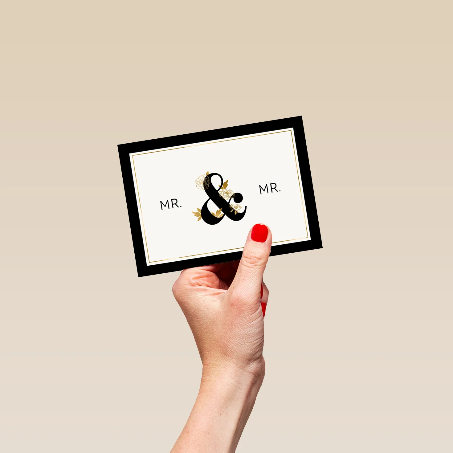 Personalised & Editable MR & MR Wedding Card - Image 4