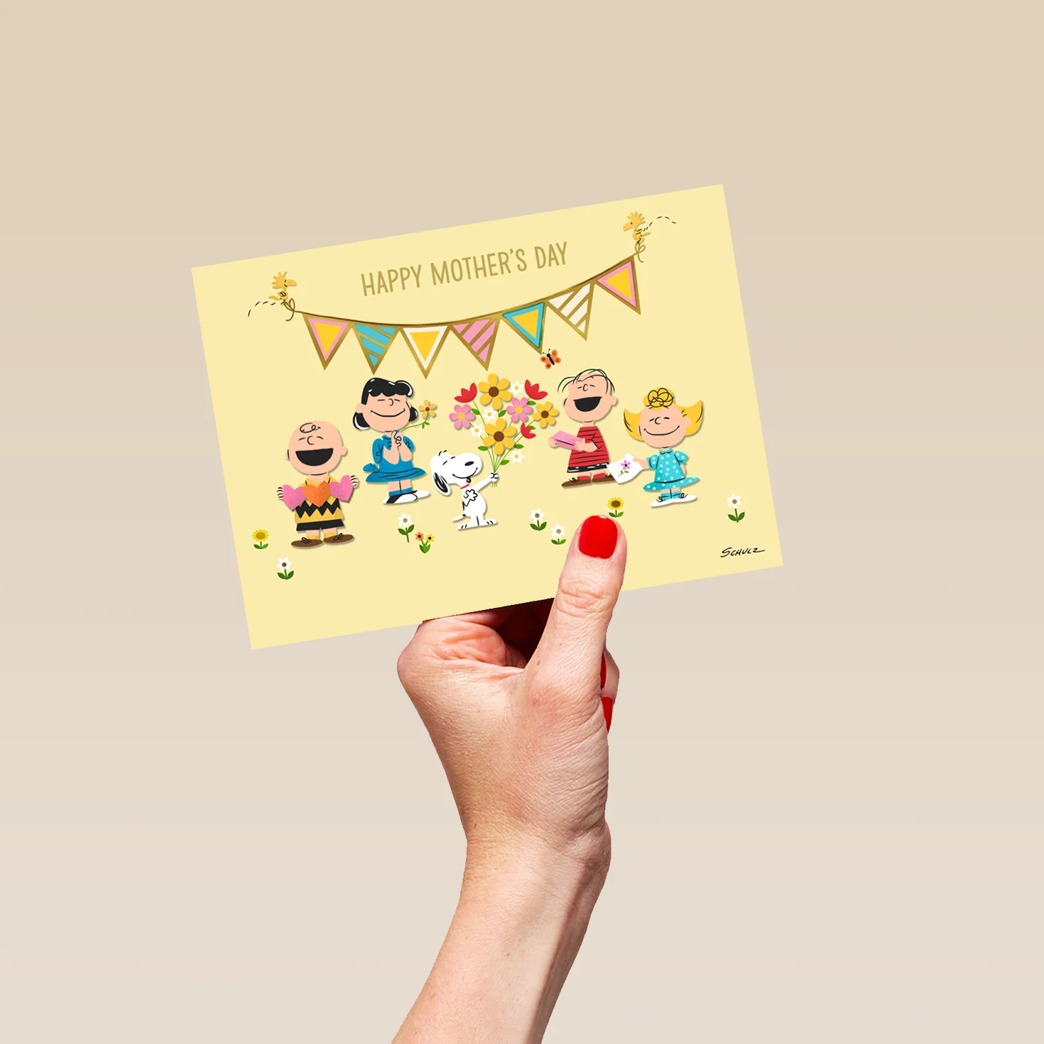 Personalised & Editable PEANUTS™ Gang Mother's Day Card - Image 5
