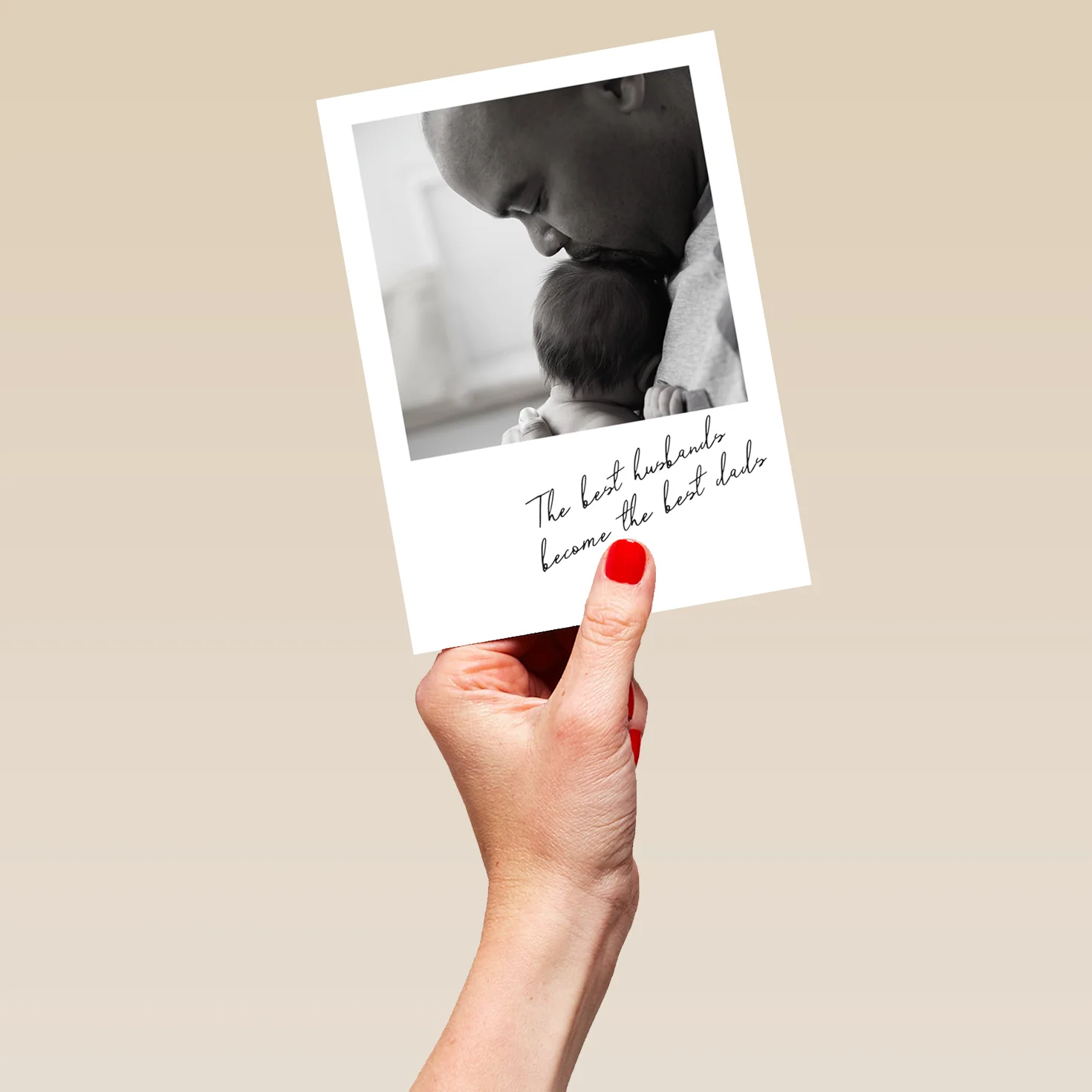 Personalised Editable Photo Frame Father's Day Card For Husband - Image 5