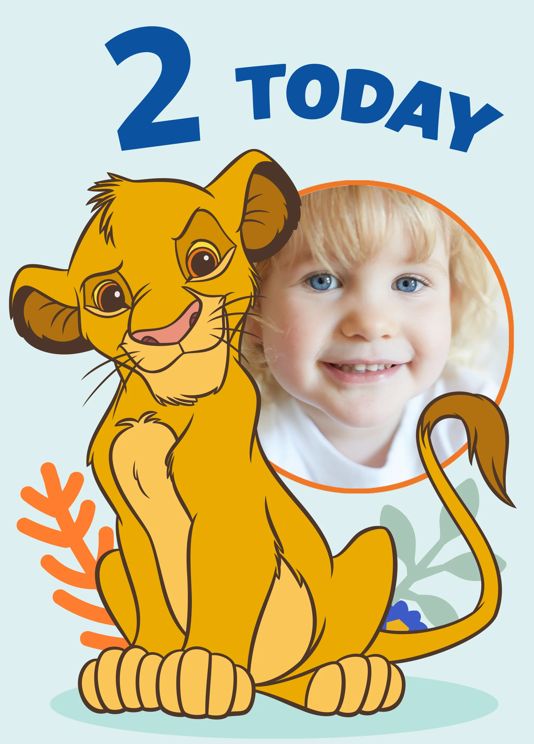 Personalised Editable & Photo Upload Disney The Lion King Birthday Card