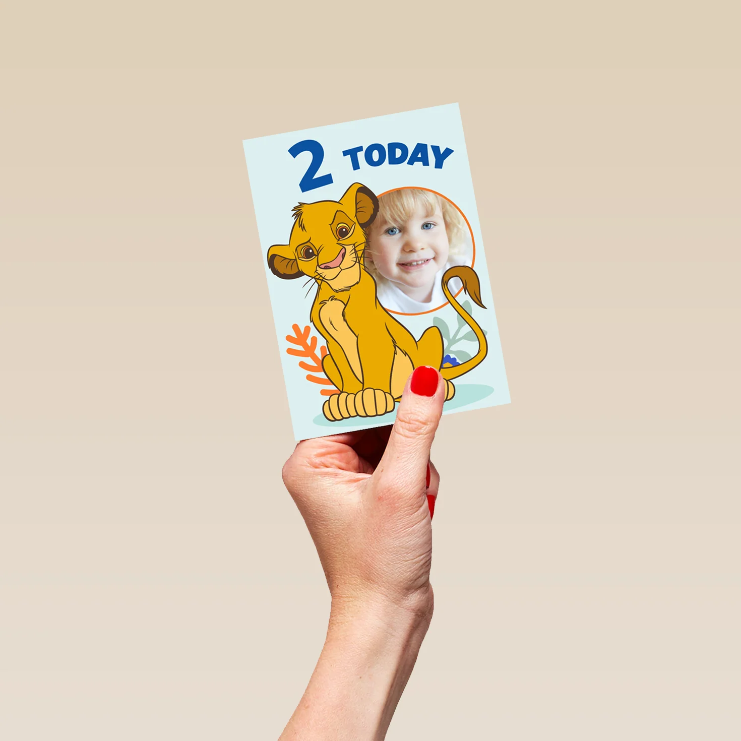 Personalised Editable & Photo Upload Disney The Lion King Birthday Card - Image 4