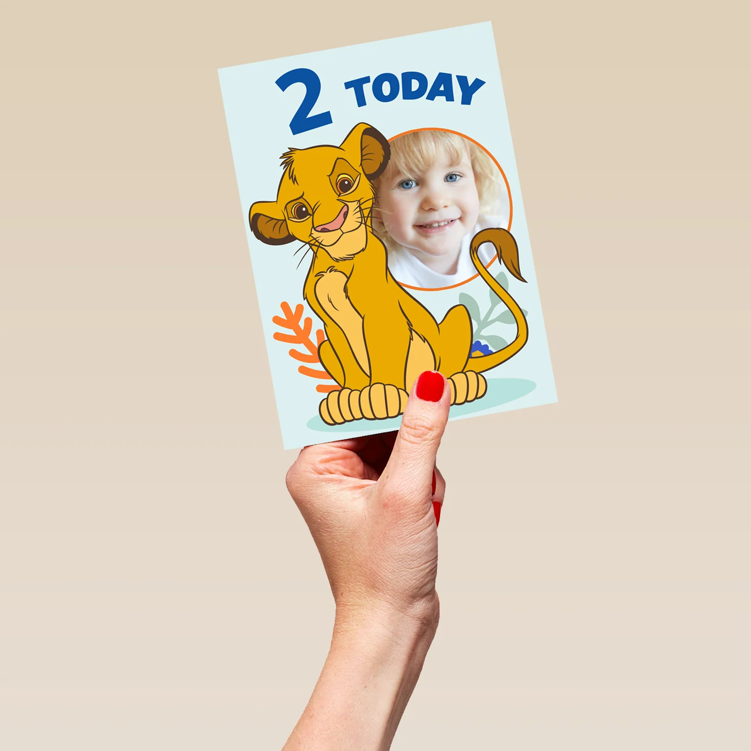 Personalised Editable & Photo Upload Disney The Lion King Birthday Card - Image 5
