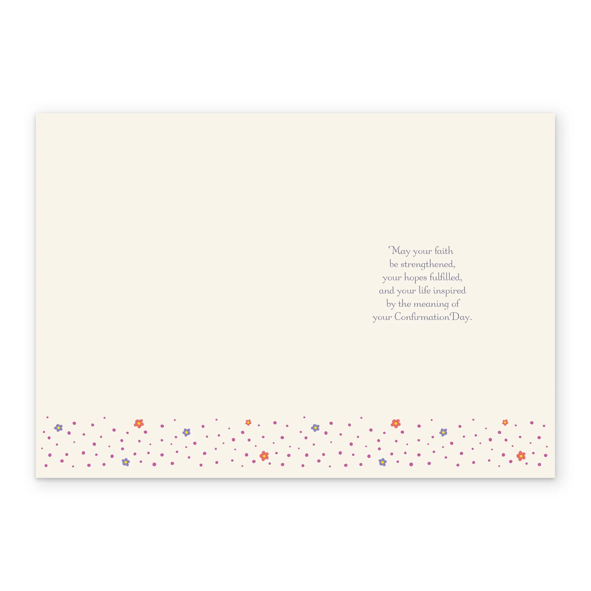 Personalised Editable Pink Confirmation Card for Granddaughter - Image 3