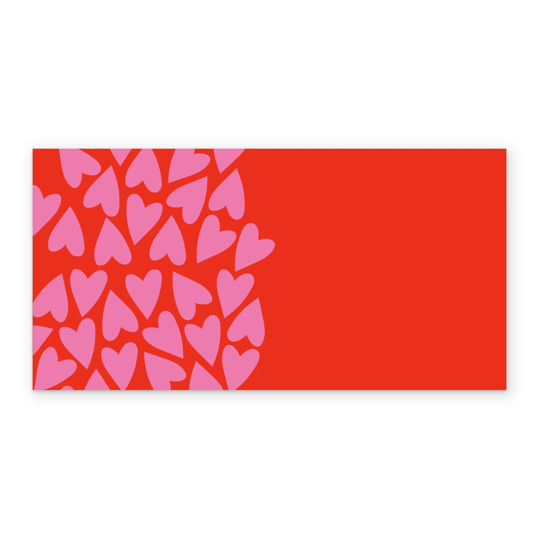 Personalised & Editable Pink Hearts Girlfriend Greeting Card - Image 3