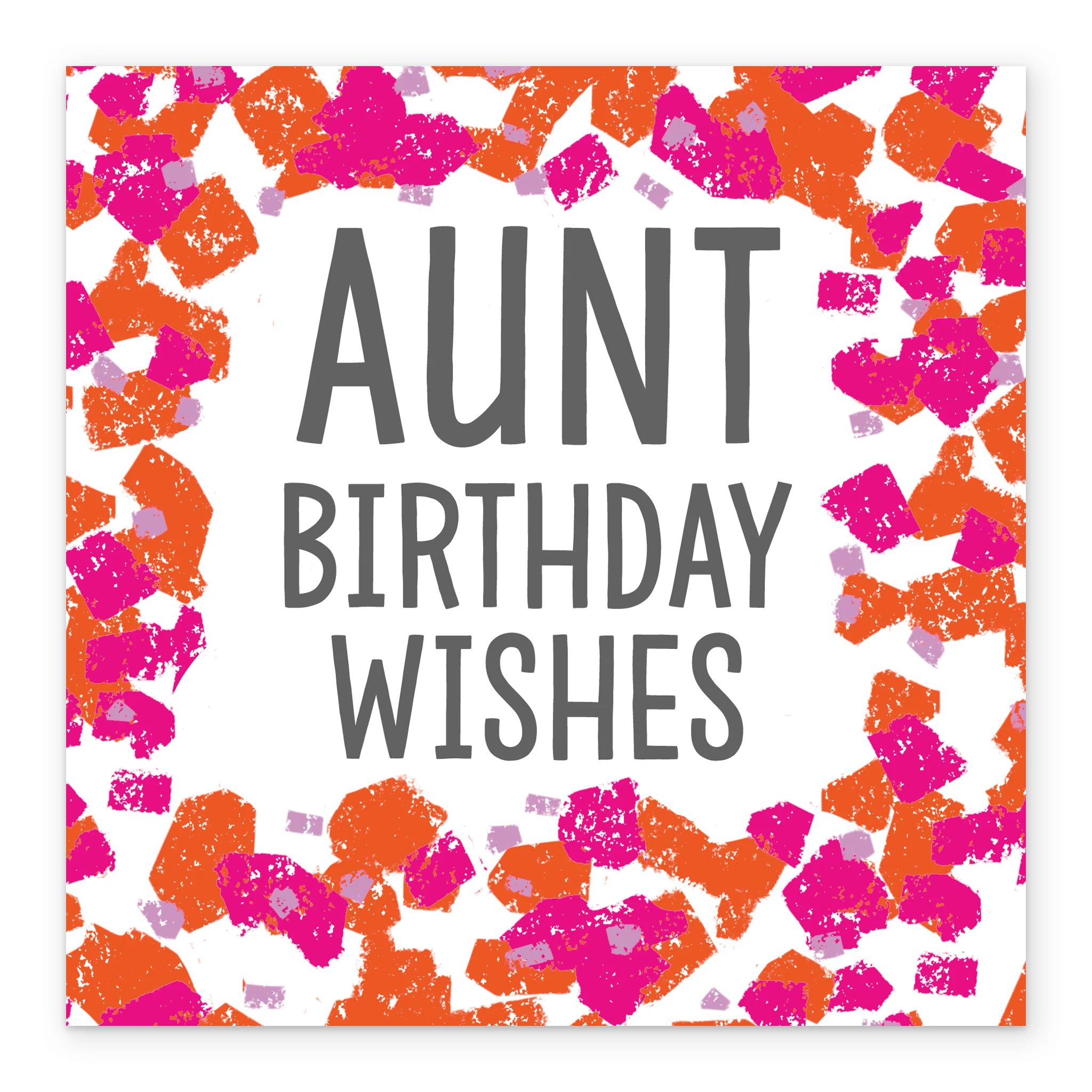 Personalised & Editable Pink Smudges Birthday Card for Aunt - Image 2