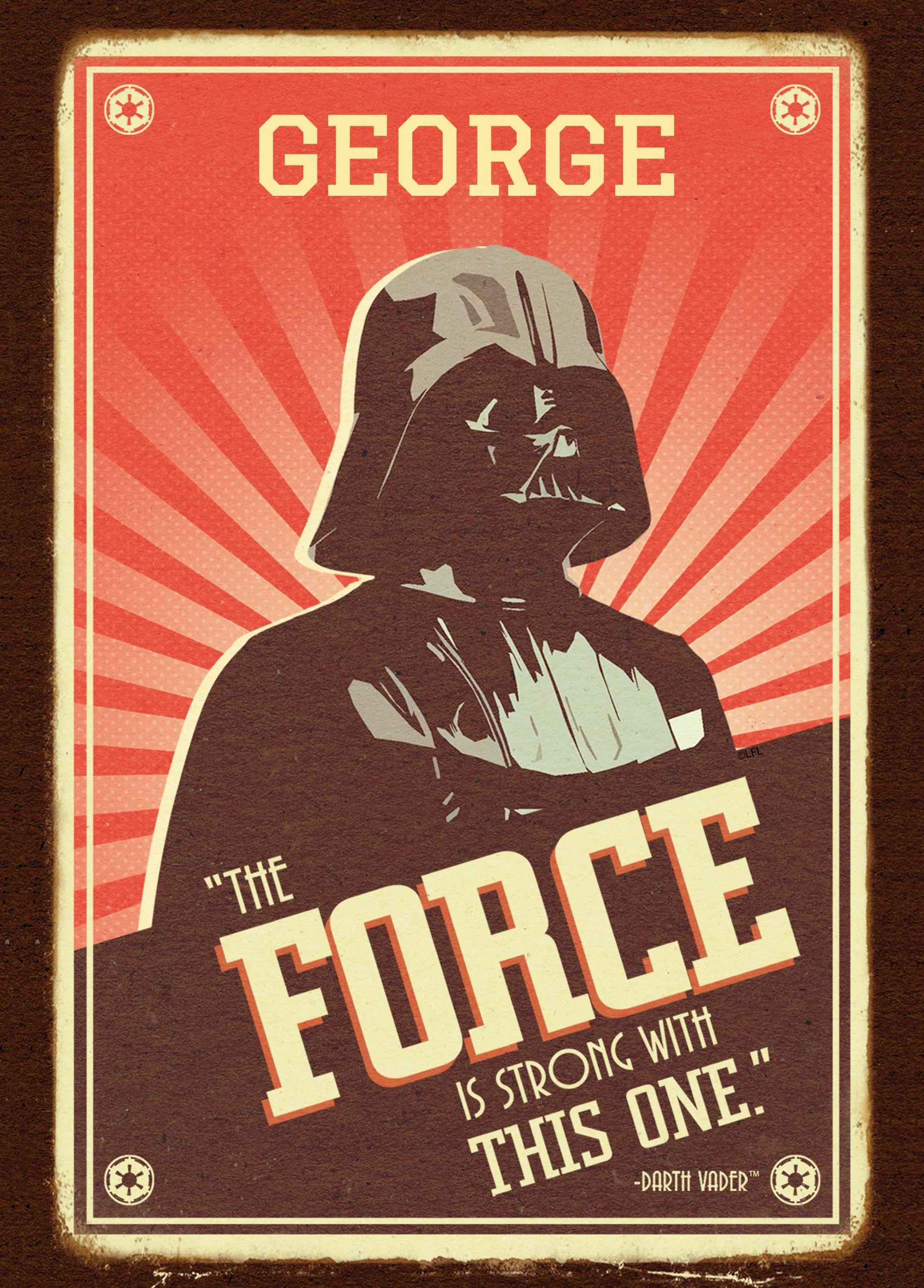 Personalised & Editable Star Wars™ Darth Vader Birthday Card