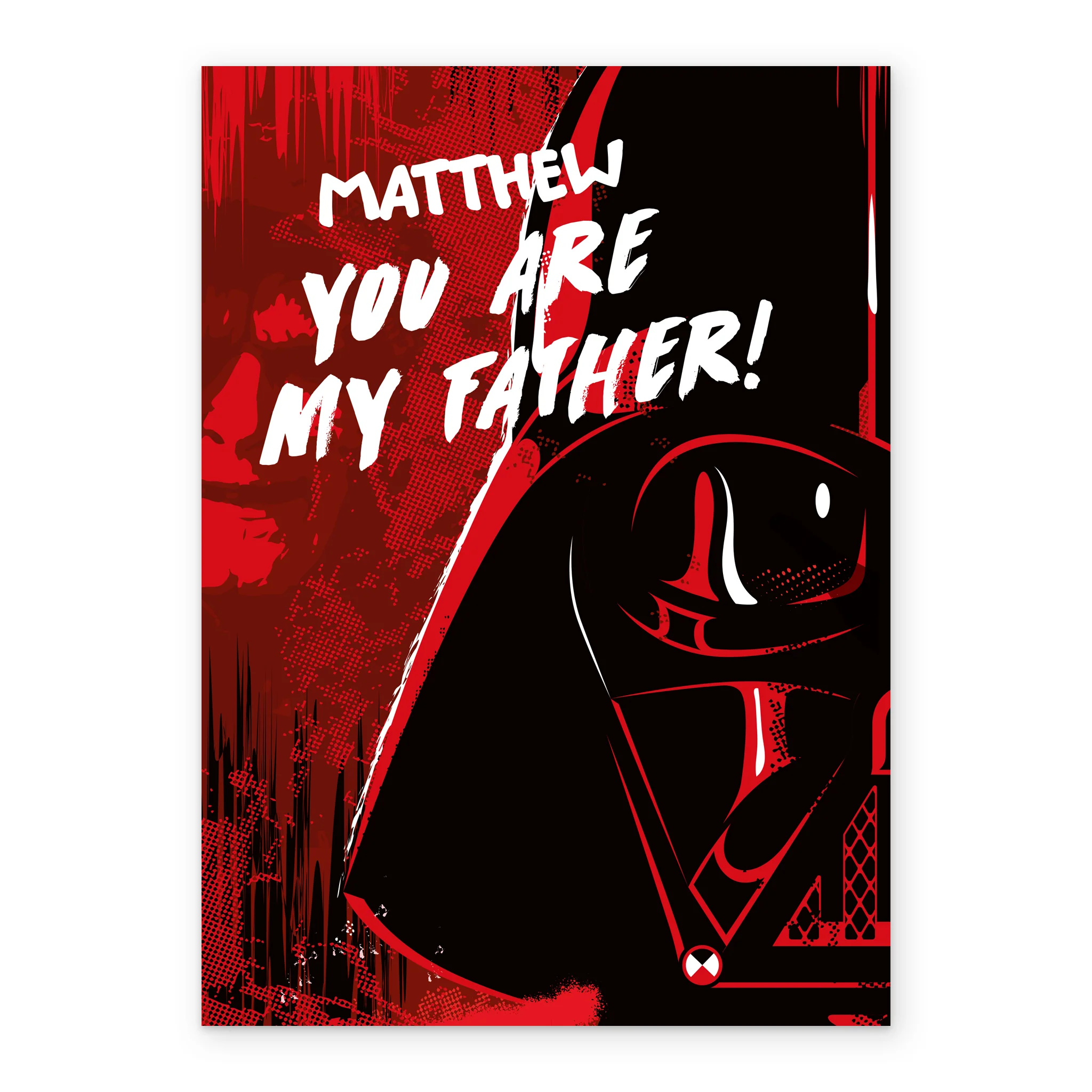 Personalised Editable Star Wars™ Darth Vader 'You Are My Father!' Father's Day Card - Image 2