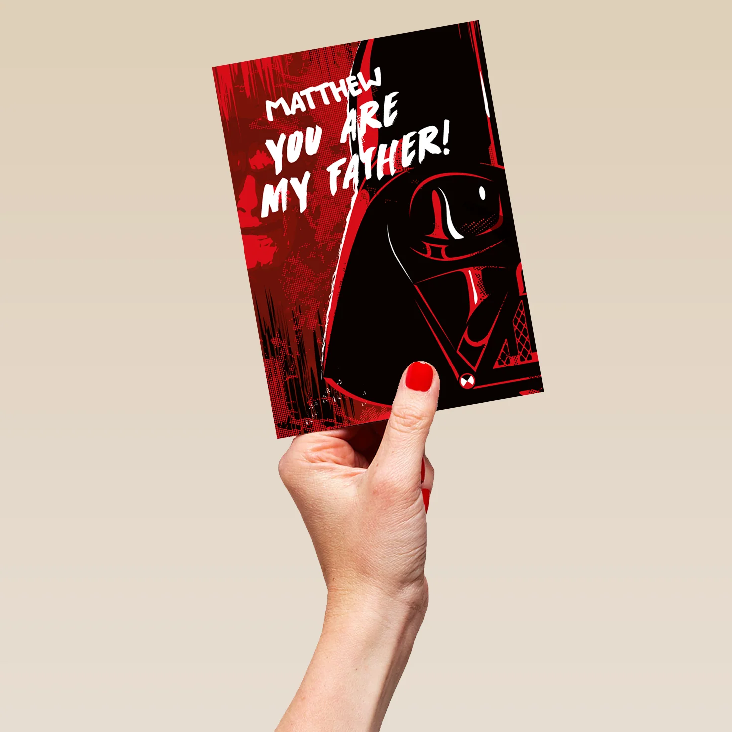 Personalised Editable Star Wars™ Darth Vader 'You Are My Father!' Father's Day Card - Image 5