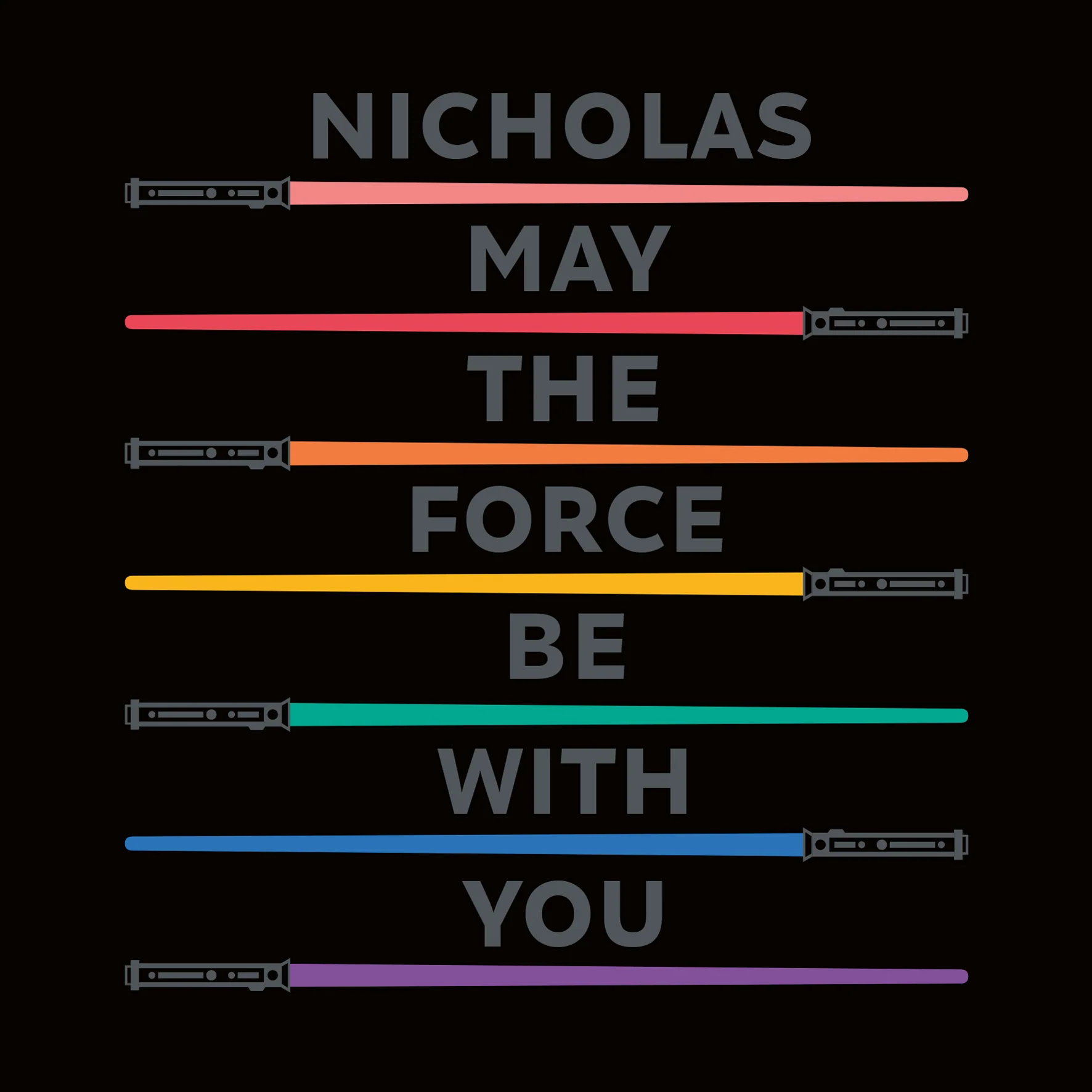Personalised & Editable Star Wars™ Pride Card