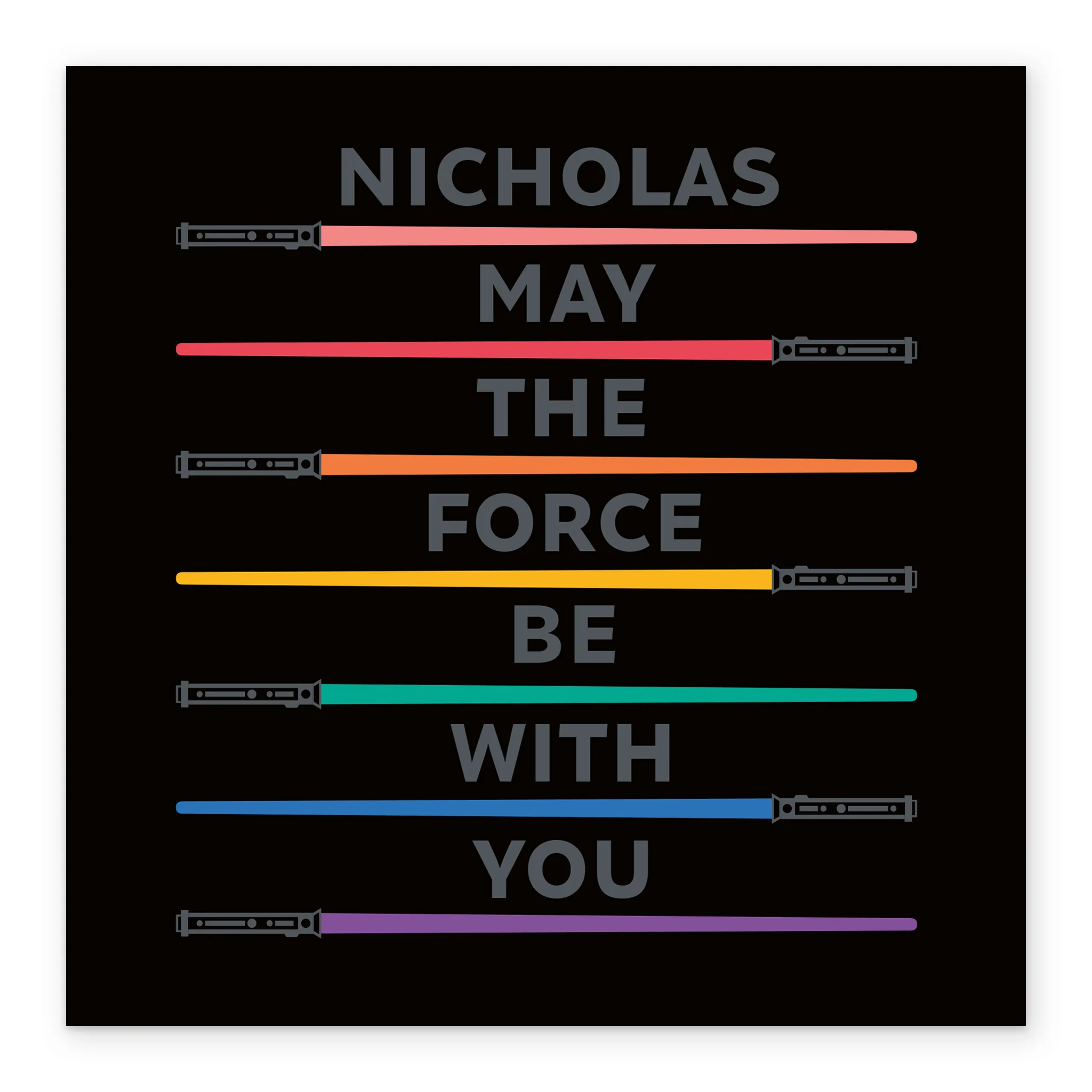 Personalised & Editable Star Wars™ Pride Card - Image 2