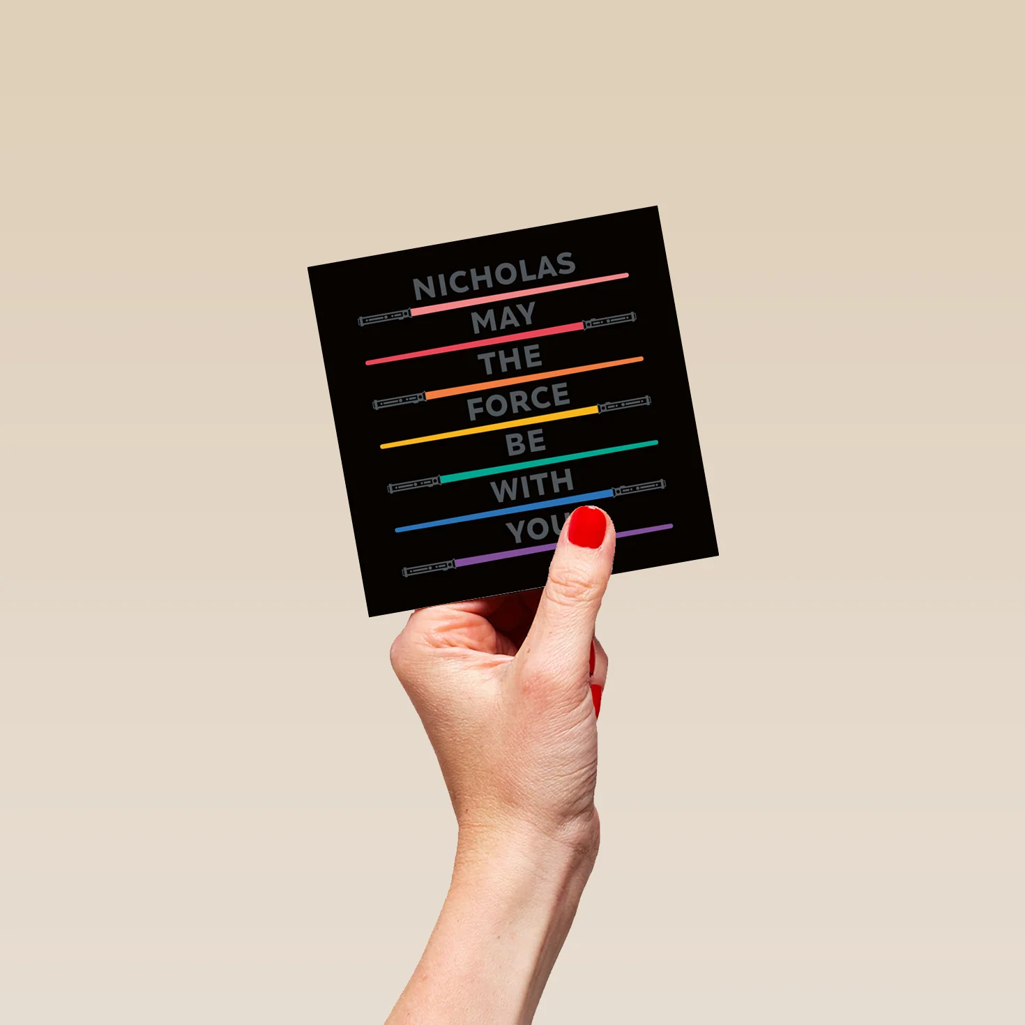 Personalised & Editable Star Wars™ Pride Card - Image 4