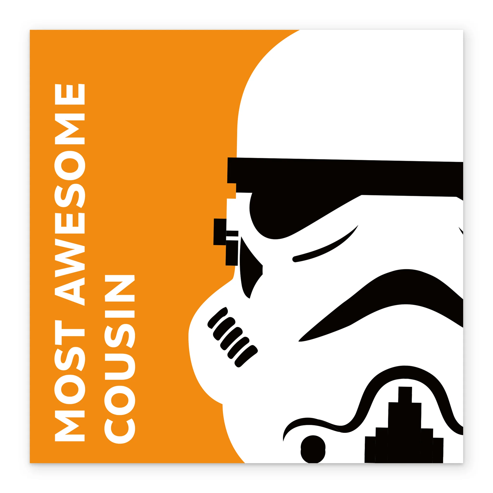 Personalised & Editable Star Wars™ Stormtrooper Cousin Birthday Card - Image 2