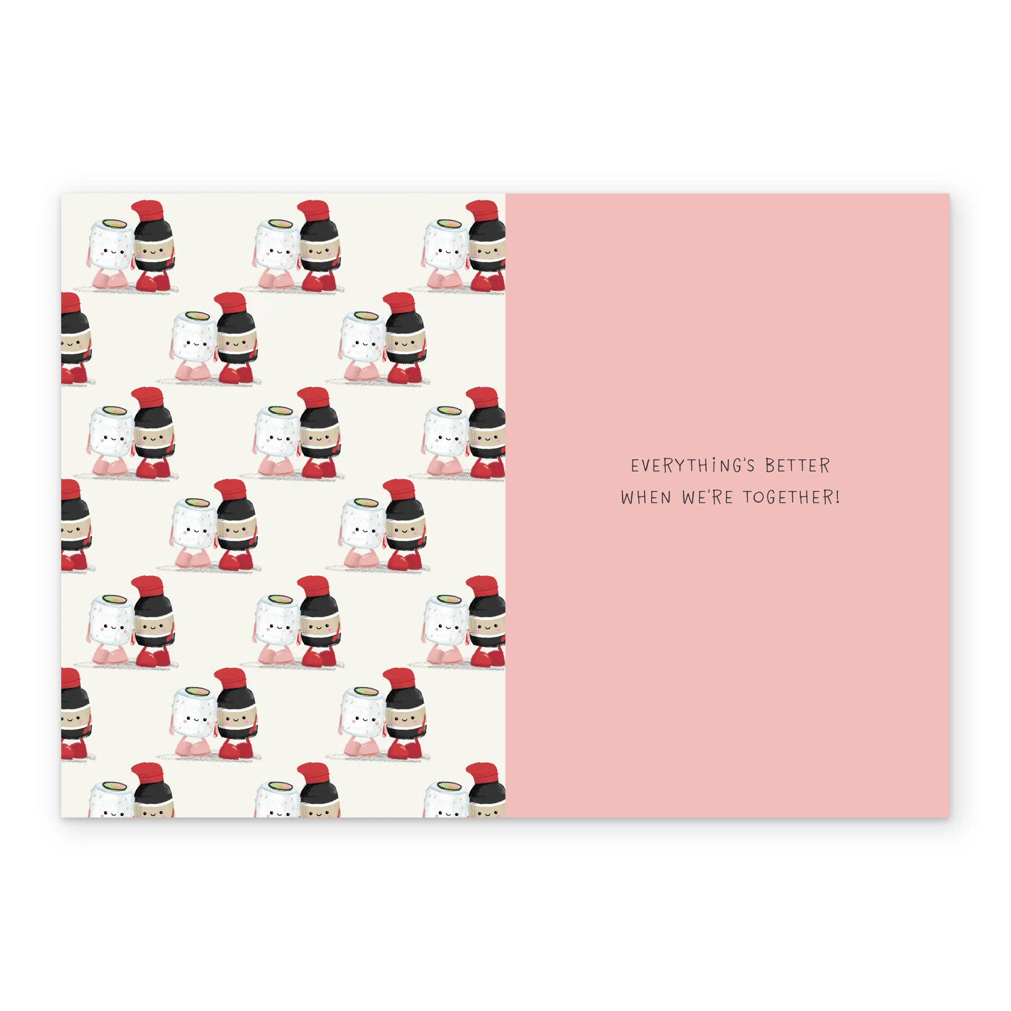 Personalised & Editable Sushi & Soy Sauce Greeting Card - Image 3