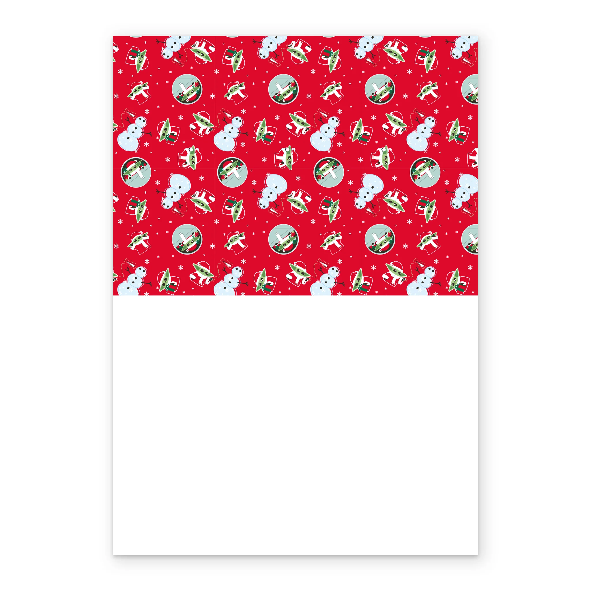 Personalised Editable The Mandalorian™ Grogu™ Postcard Christmas Card - Image 3