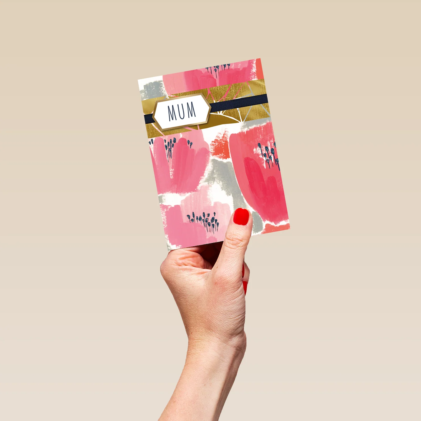 Personalised Editable Watercolour Tulips Mother's Day Card - Image 4