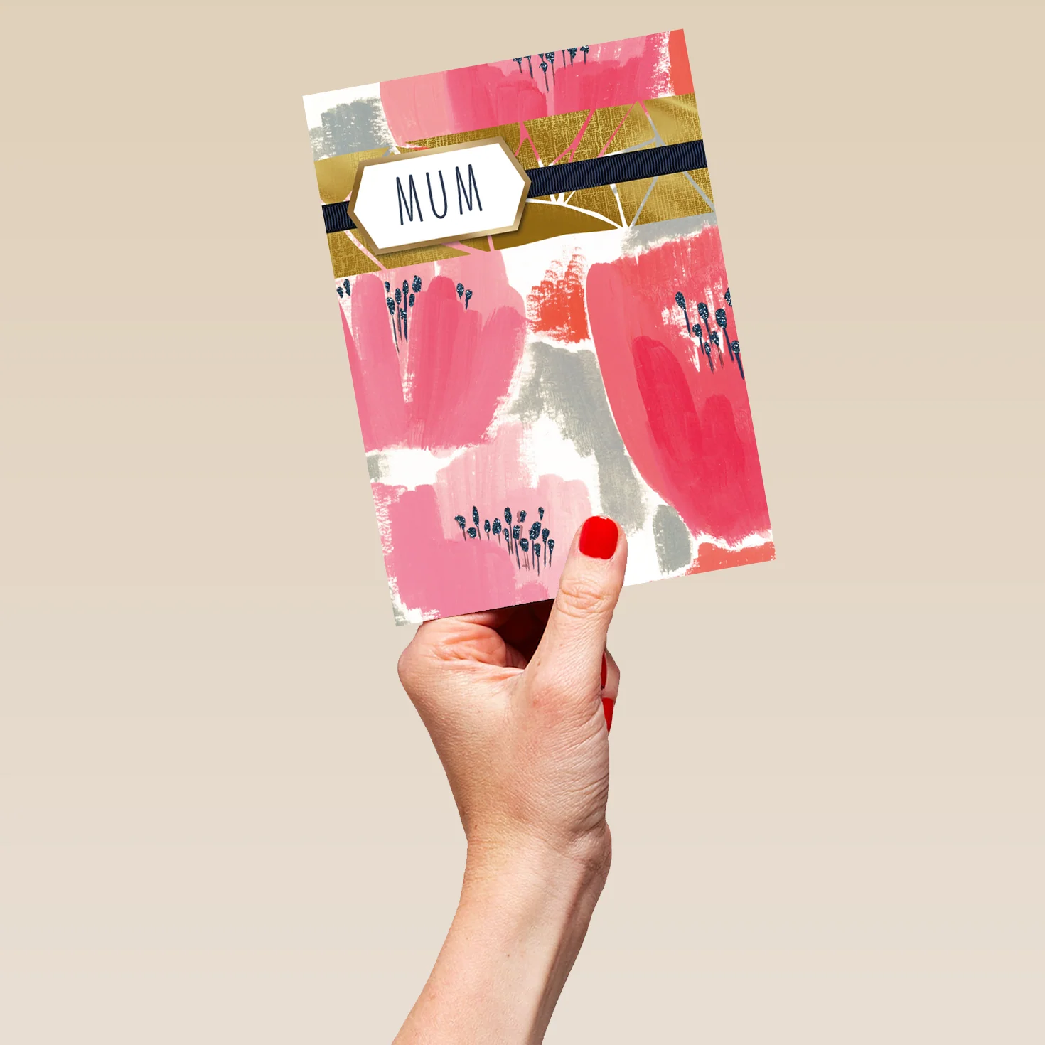 Personalised Editable Watercolour Tulips Mother's Day Card - Image 5
