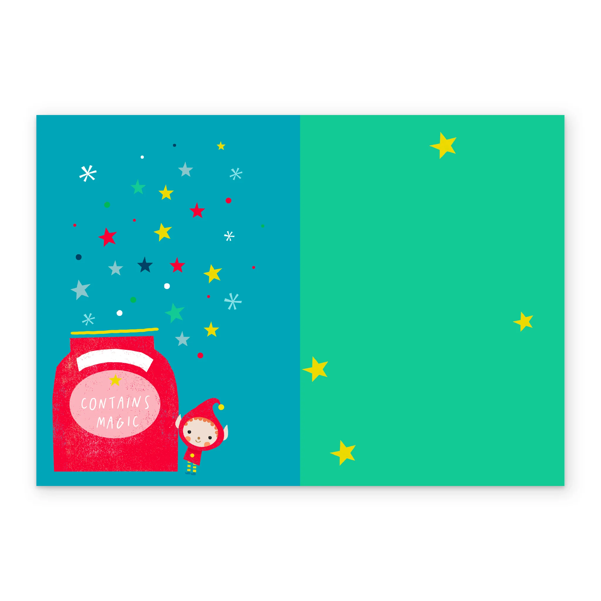 Personalised Elves Christmas Card For Son - Image 3