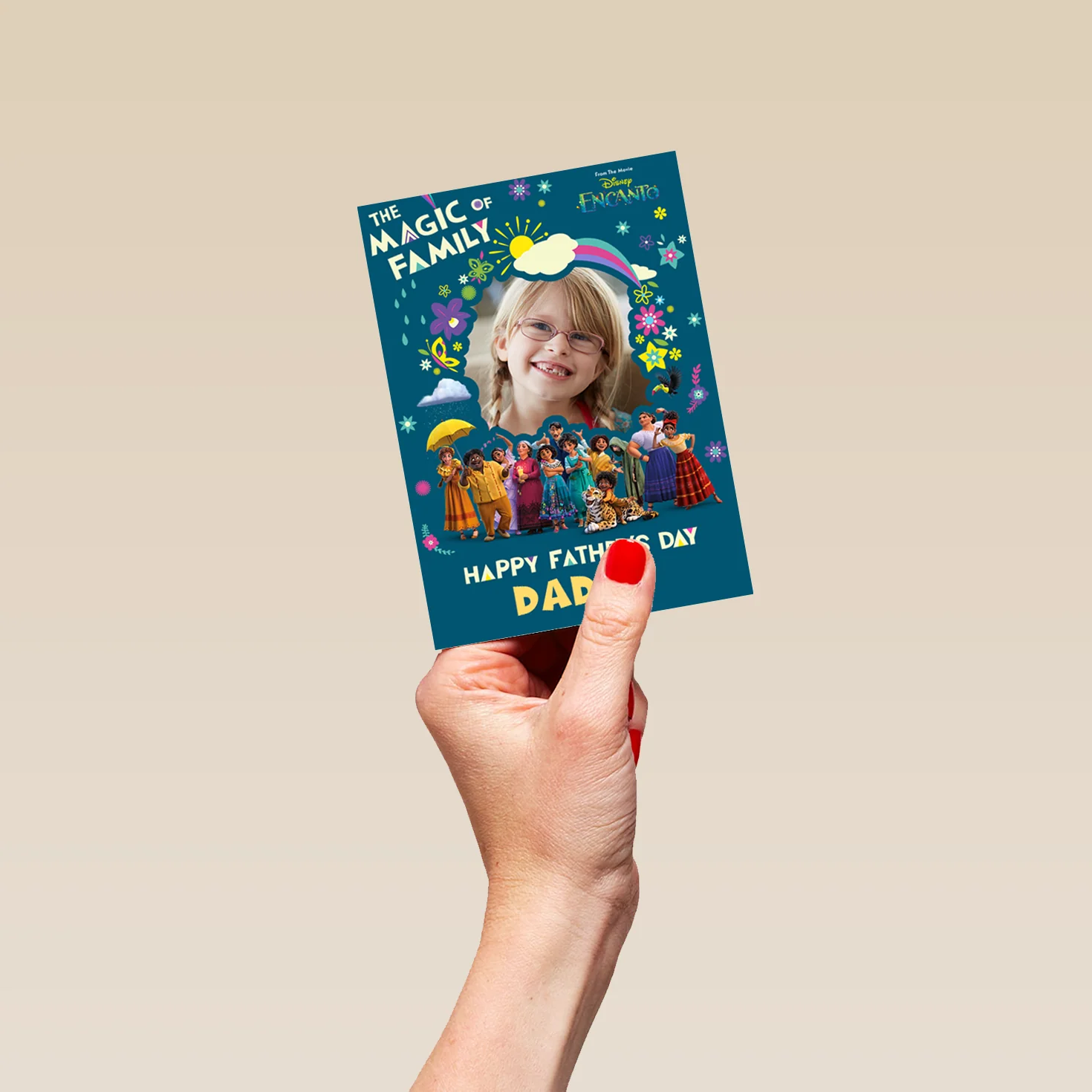 Personalised Disney Encanto Photo Father's Day Card - Image 4
