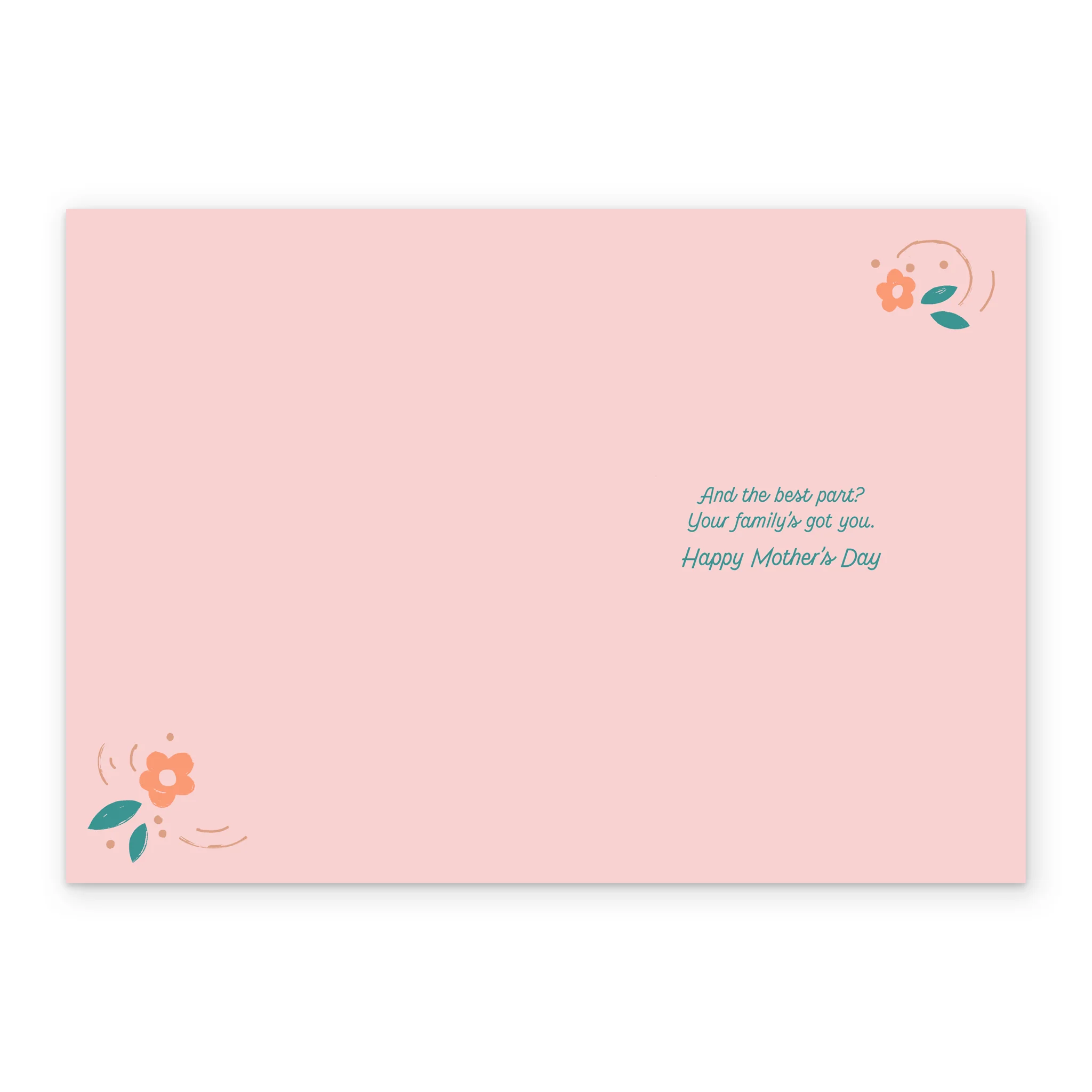 Personalised Encouragement Floral Word Art Mother's Day Card - Image 3