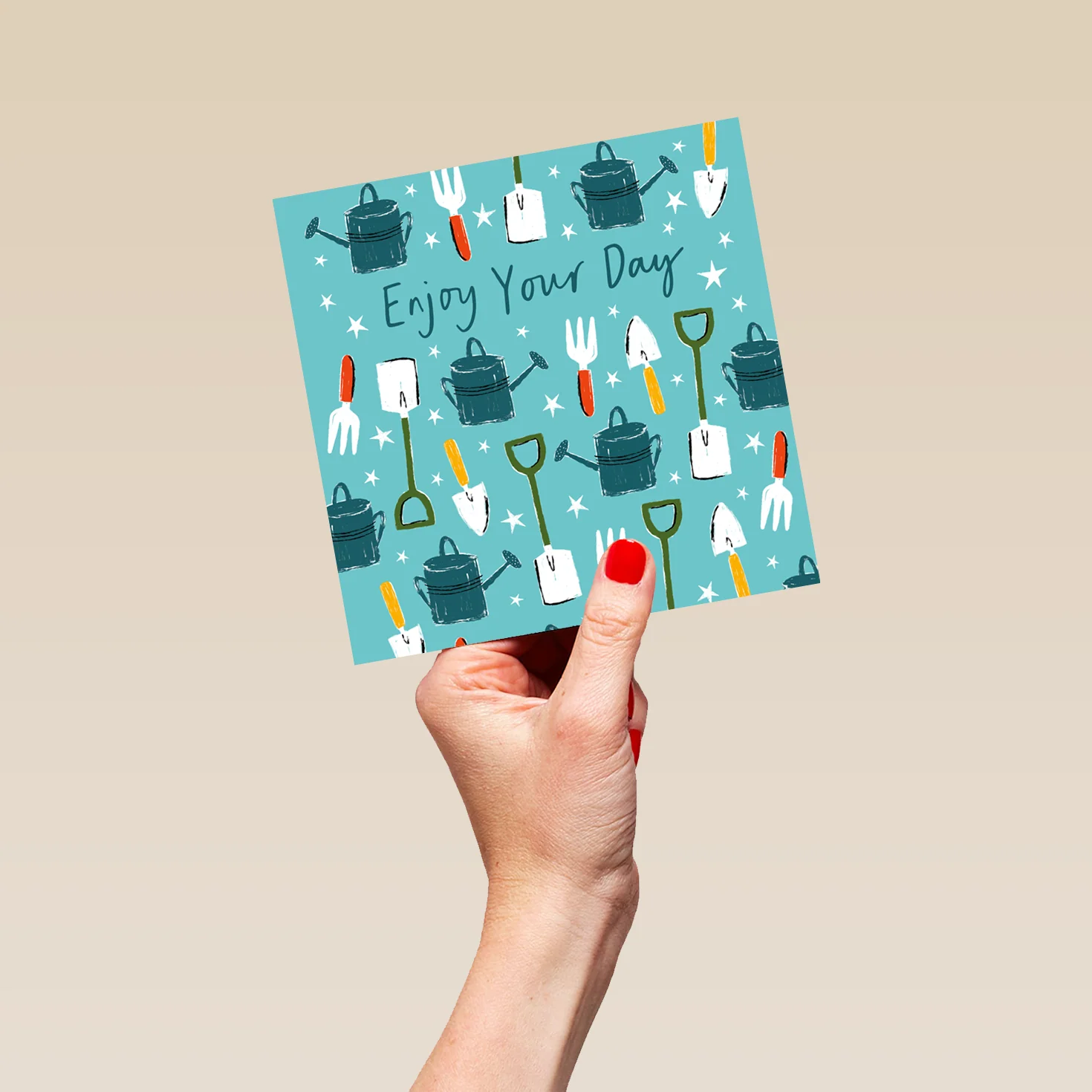 Personalised 'Enjoy Your Day' Gardening Themed Father's Day Card - Image 5