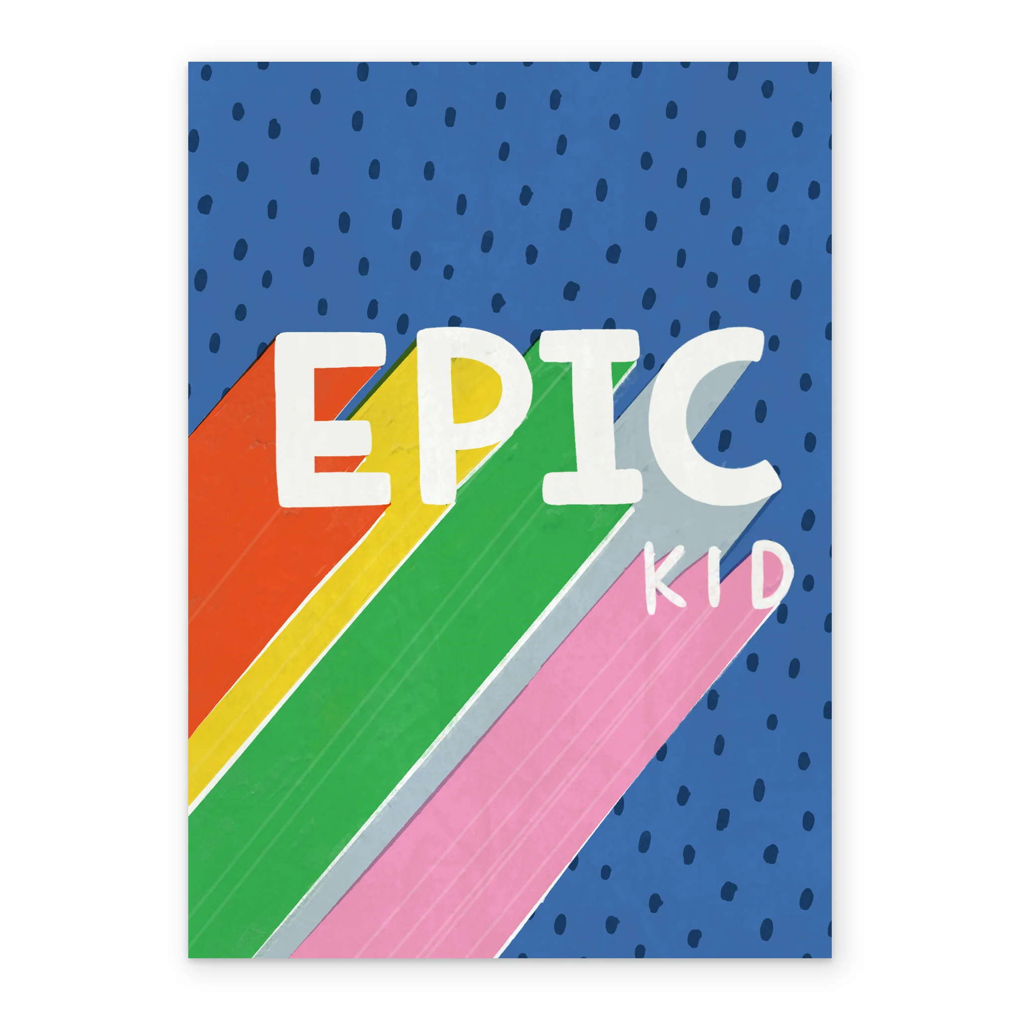 Personalised Epic Kid Rainbow Birthday Card - Image 2