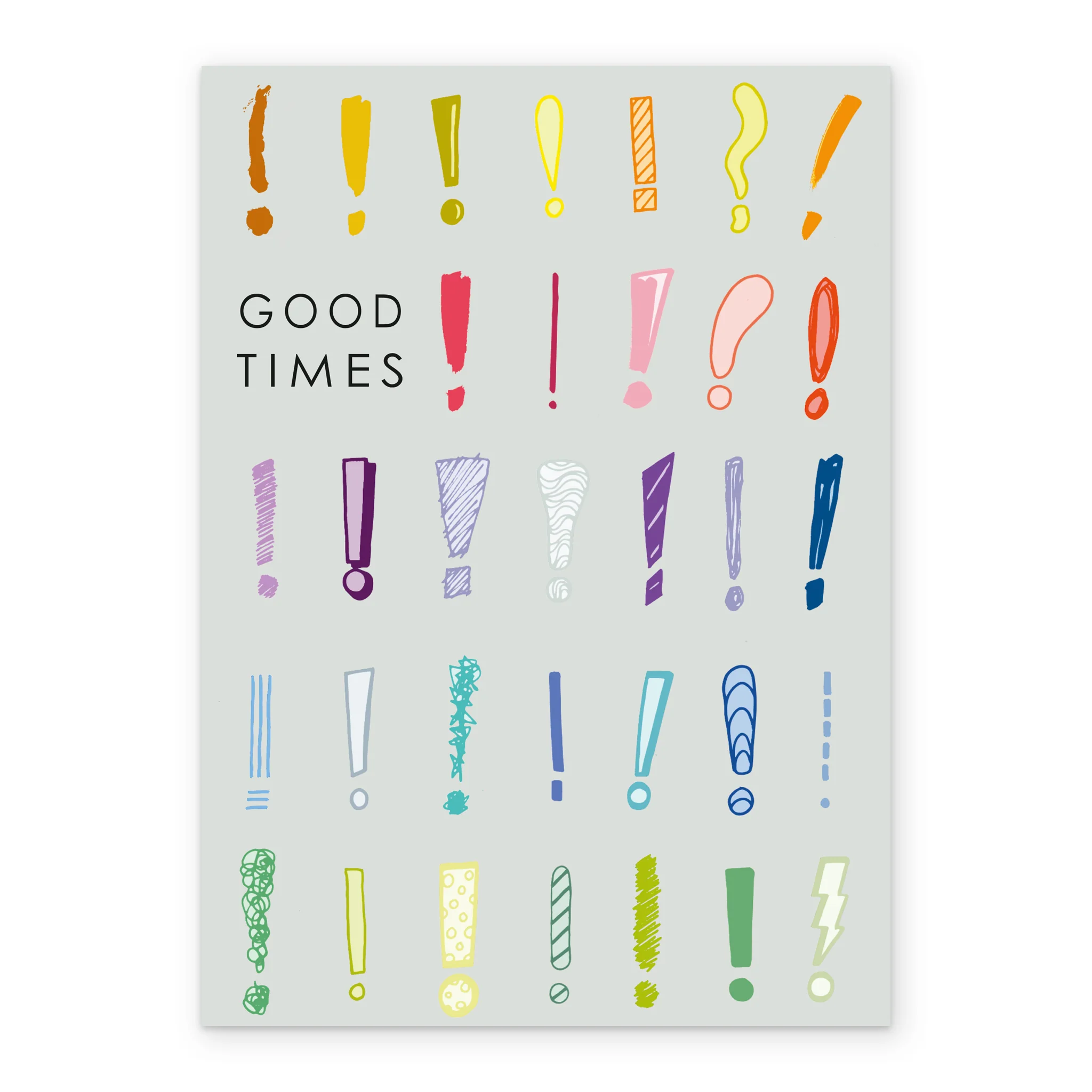 Personalised Exclamation Points Birthday Card - Image 2