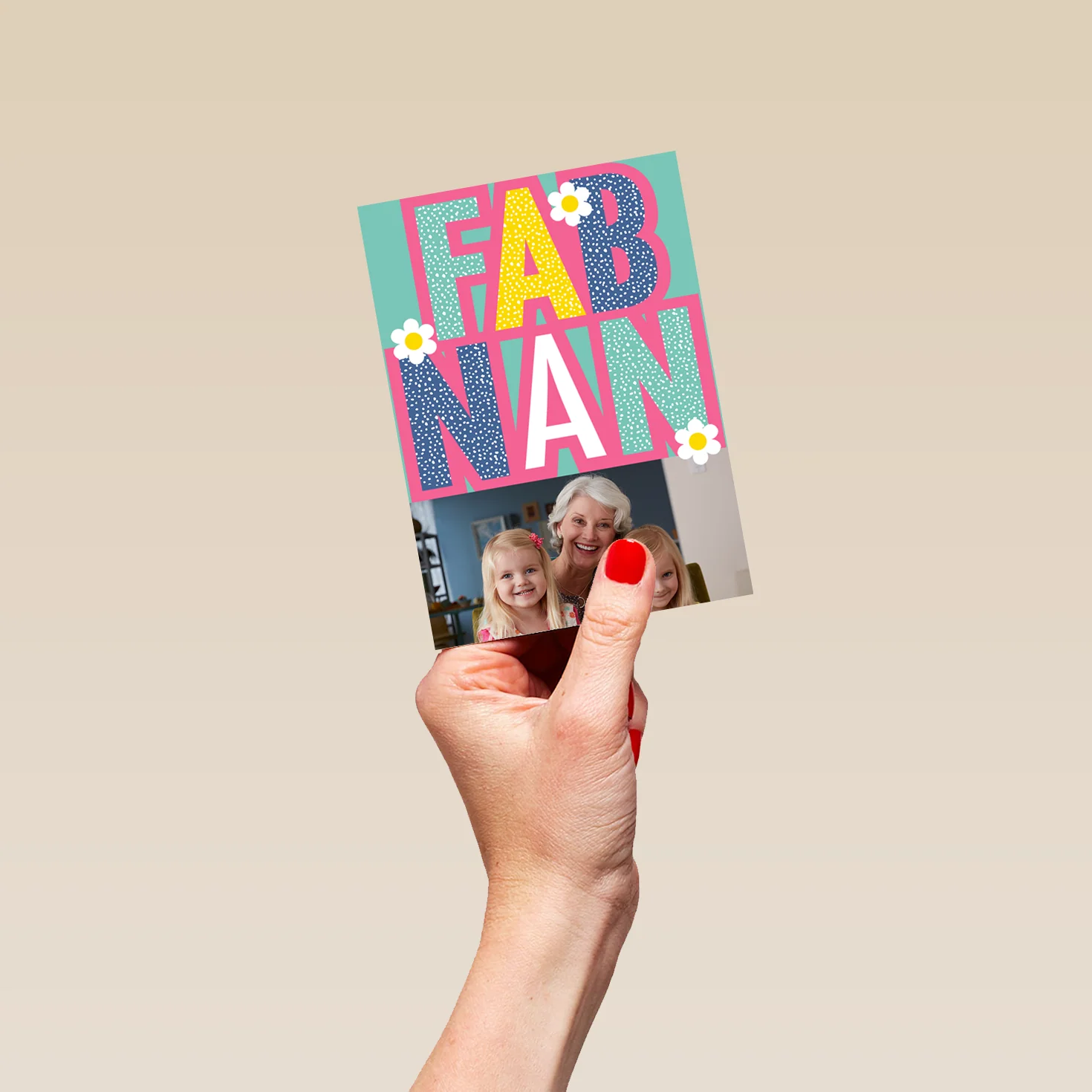 Personalised Fab Nan Photo Card - Image 4