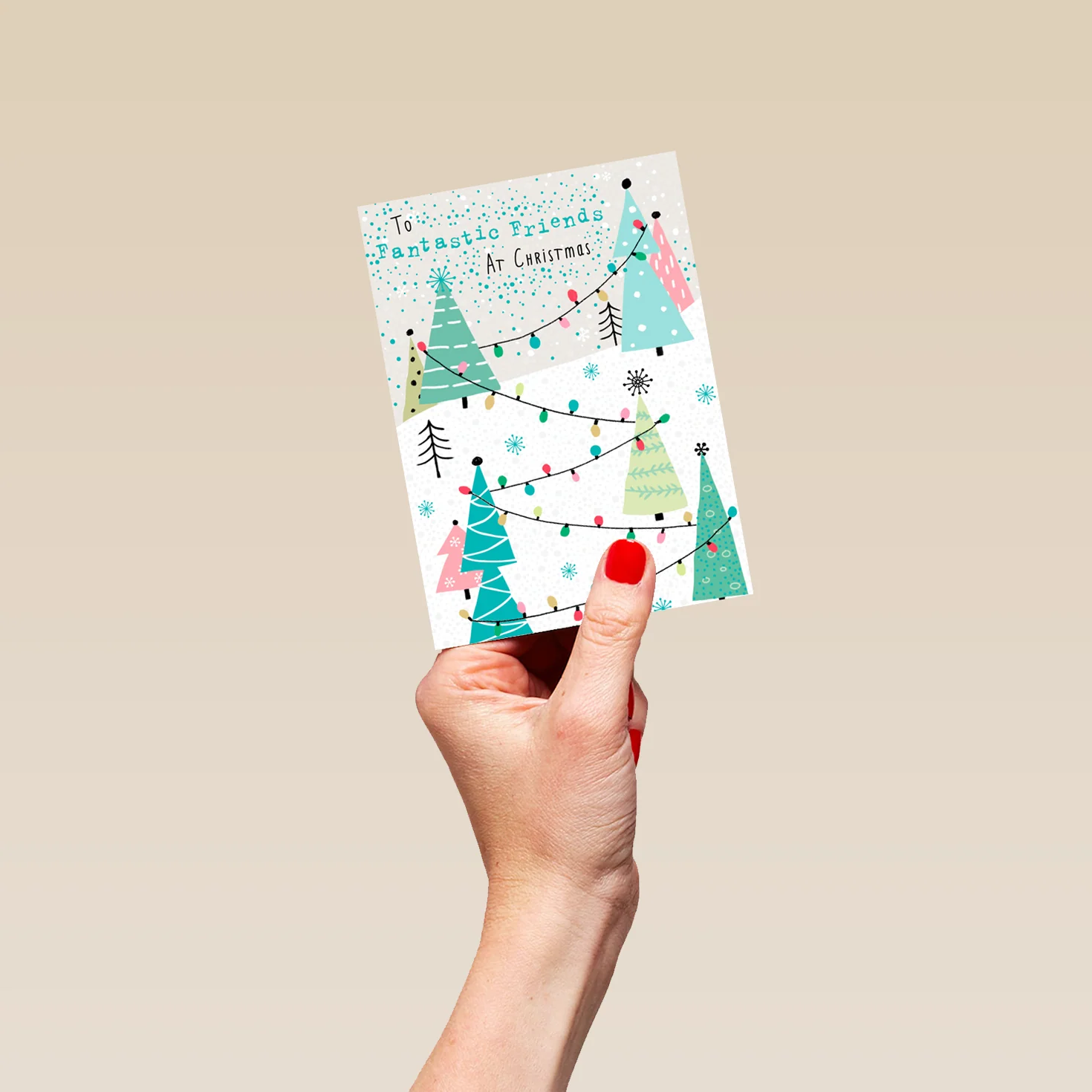 Personalised Fantastic Friends Christmas Card - Image 4