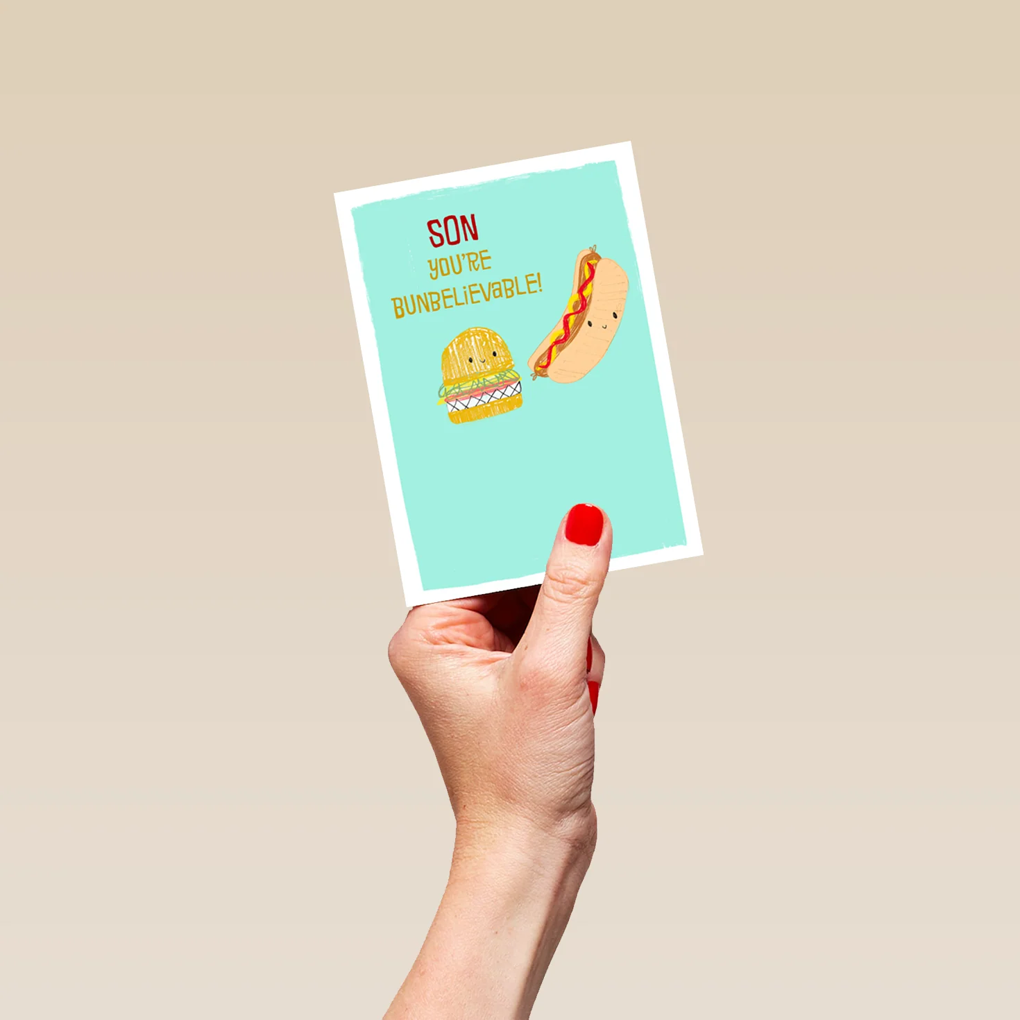 Personalised Fast Food Son Birthday Card - Image 4