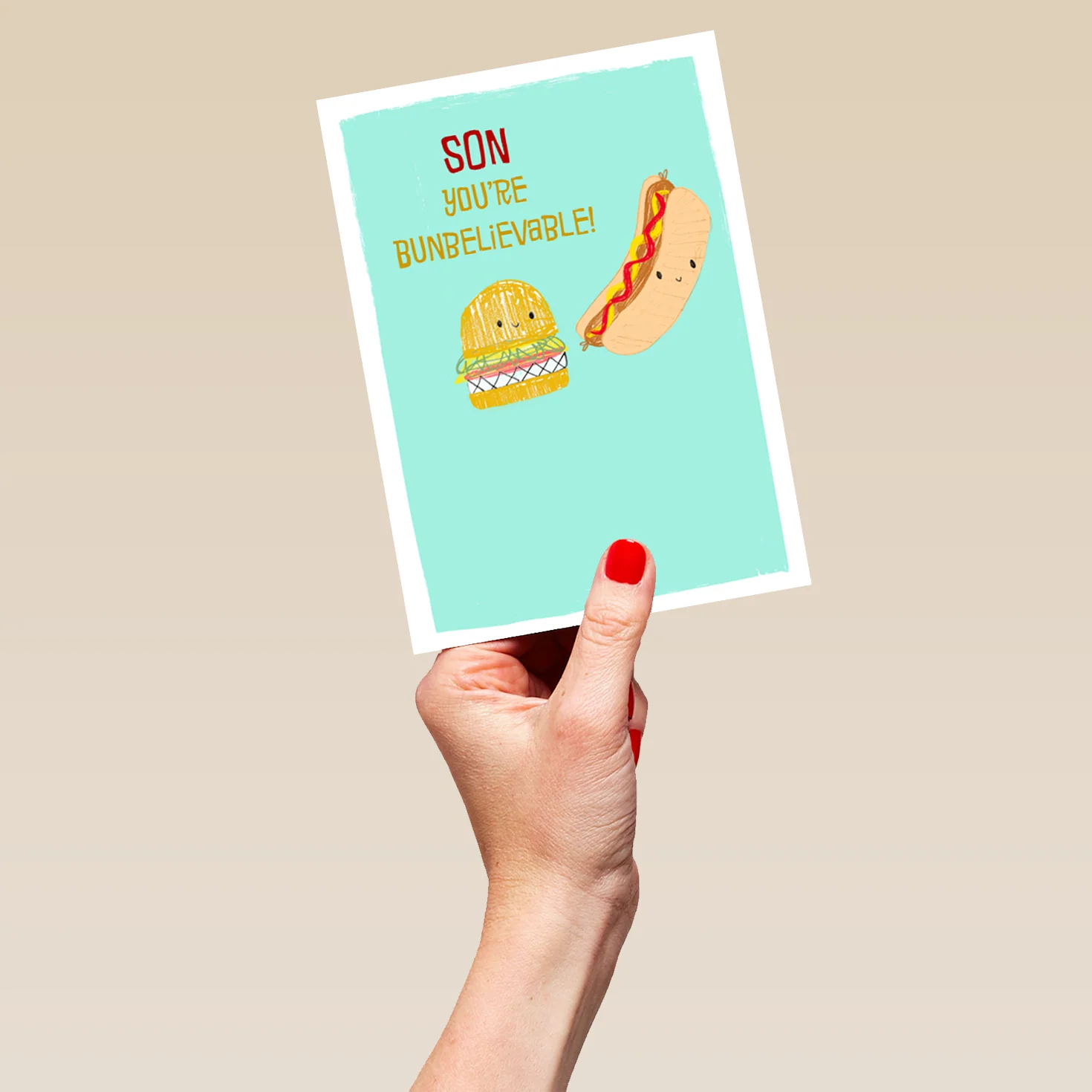 Personalised Fast Food Son Birthday Card - Image 5