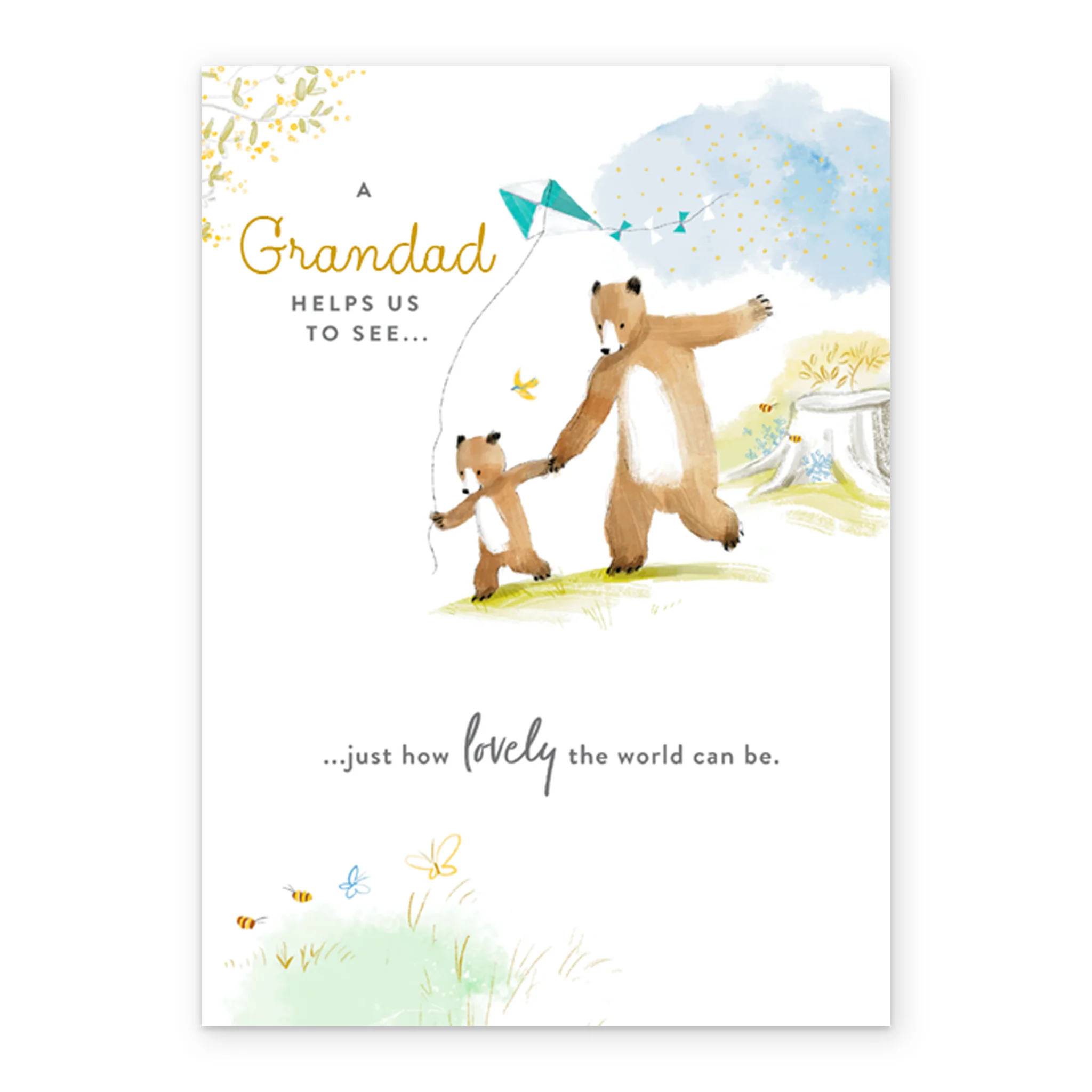 Personalised Father's Day Big Baby Bear Grandad Card - Image 2