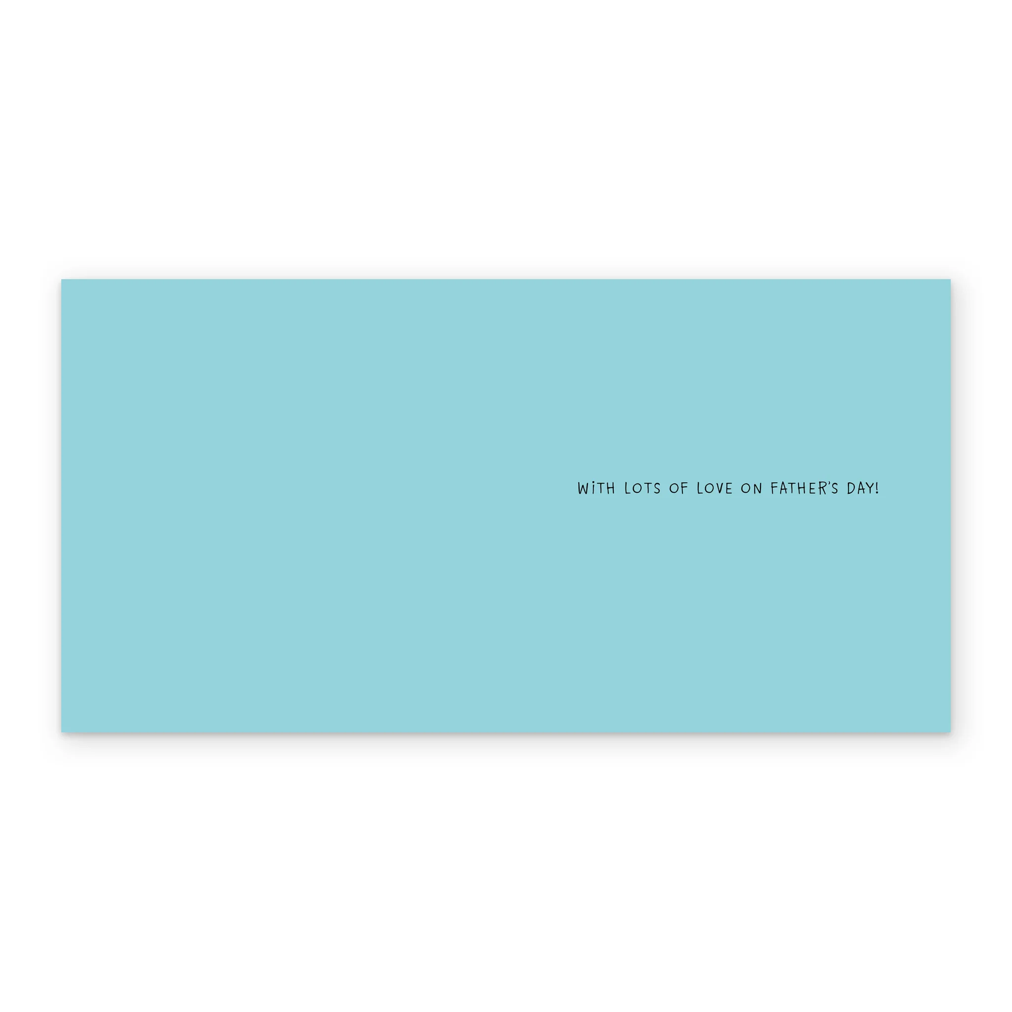 Personalised Father's Day Card for Dad - Cute Illustrated Dog with Bunting Design - Image 3