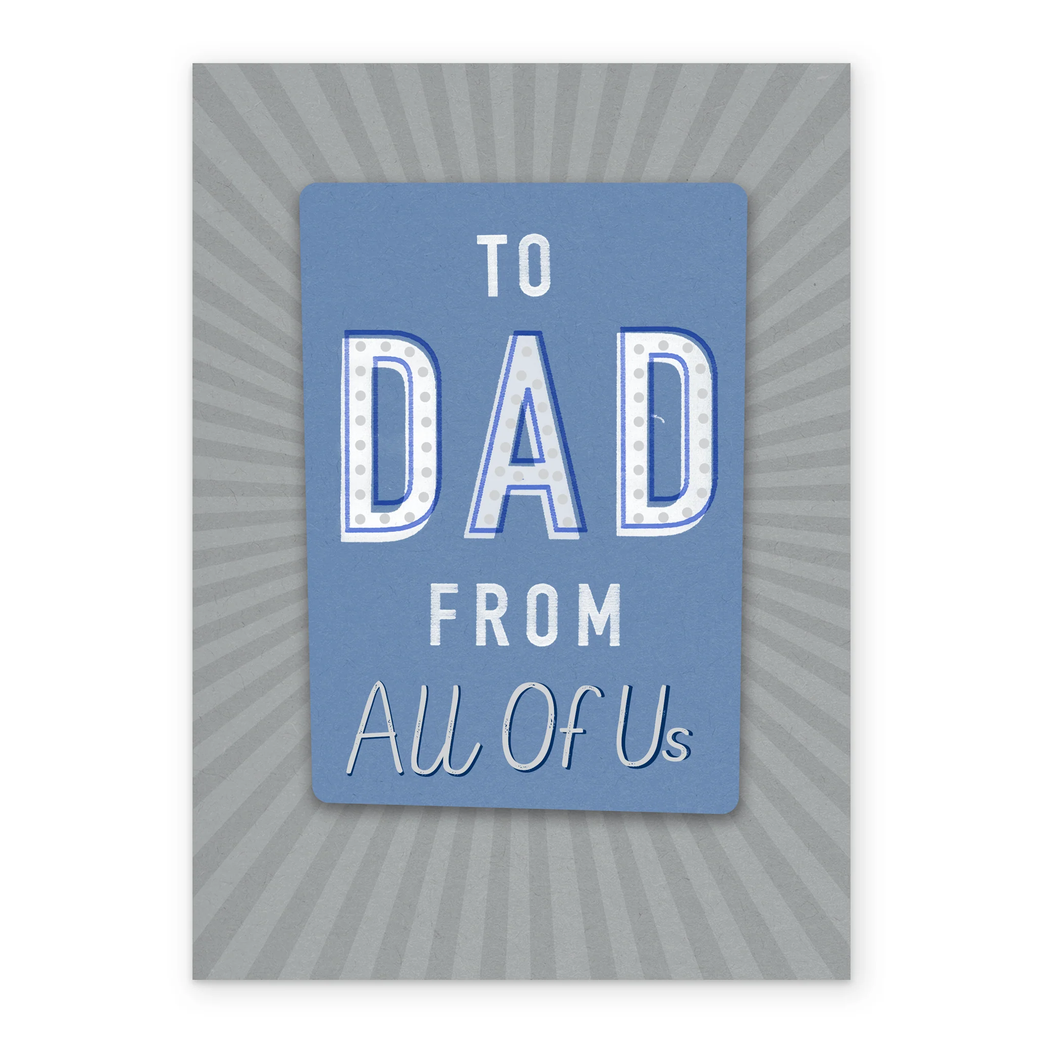Personalised Father's Day Card For Dad From All of Us - Image 2