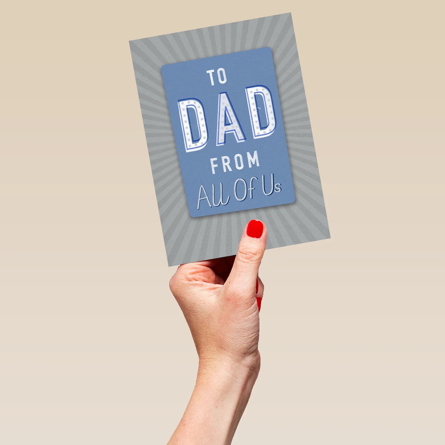 Personalised Father's Day Card For Dad From All of Us - Image 5