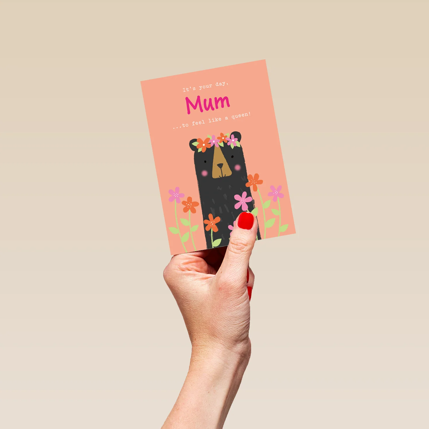 Personalised Feel Like A Queen Mother's Day Card For Mum - Image 4
