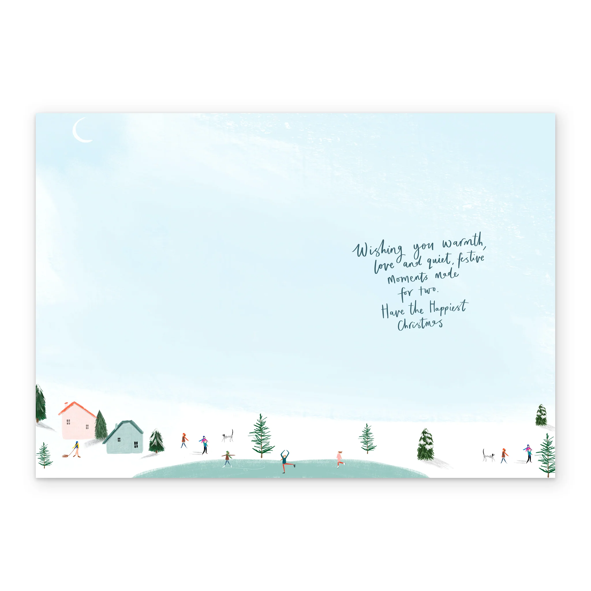 Personalised Festive Winter Daughter & Son-in-Law Christmas Card - Image 3