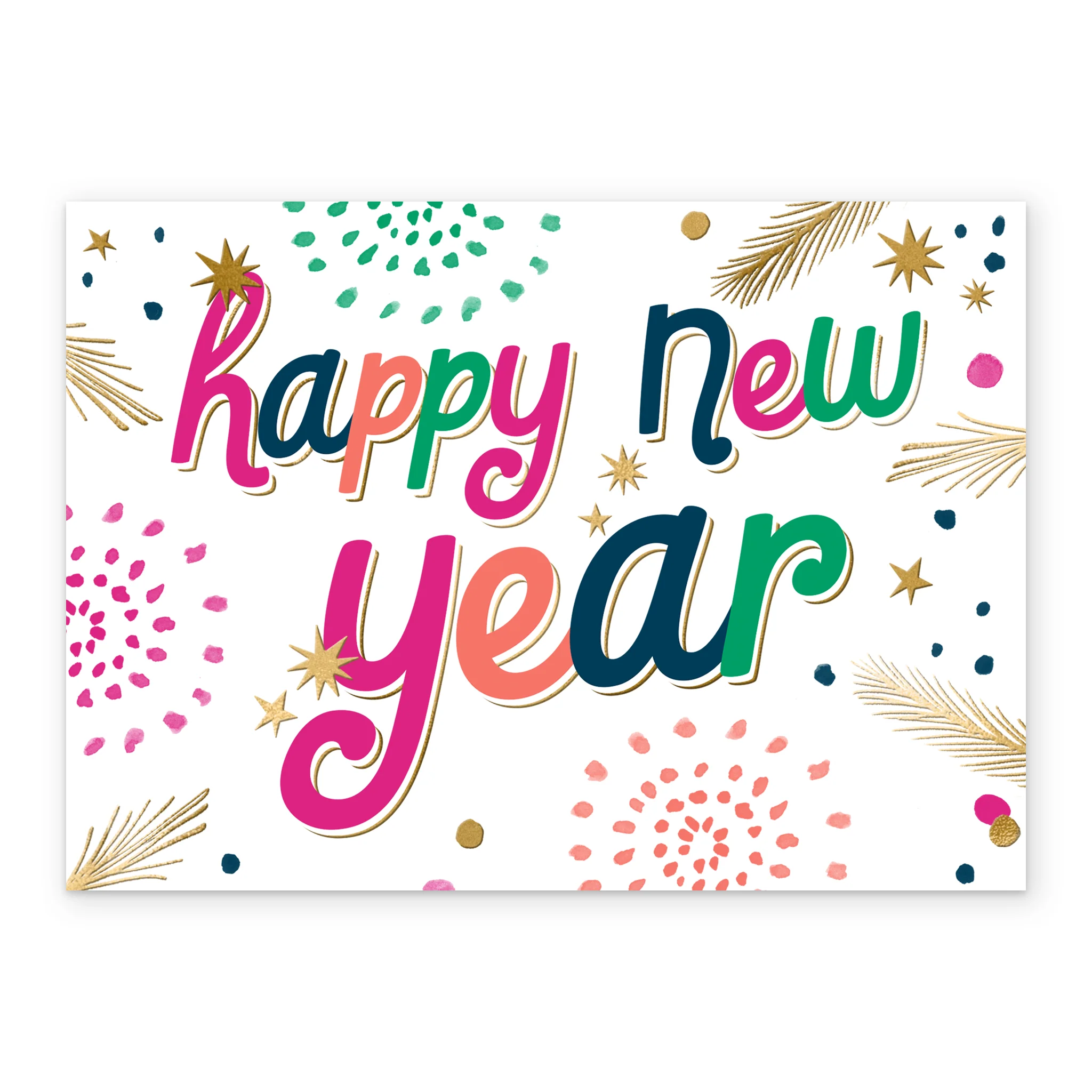 Personalised Fireworks New Year Card - Image 2