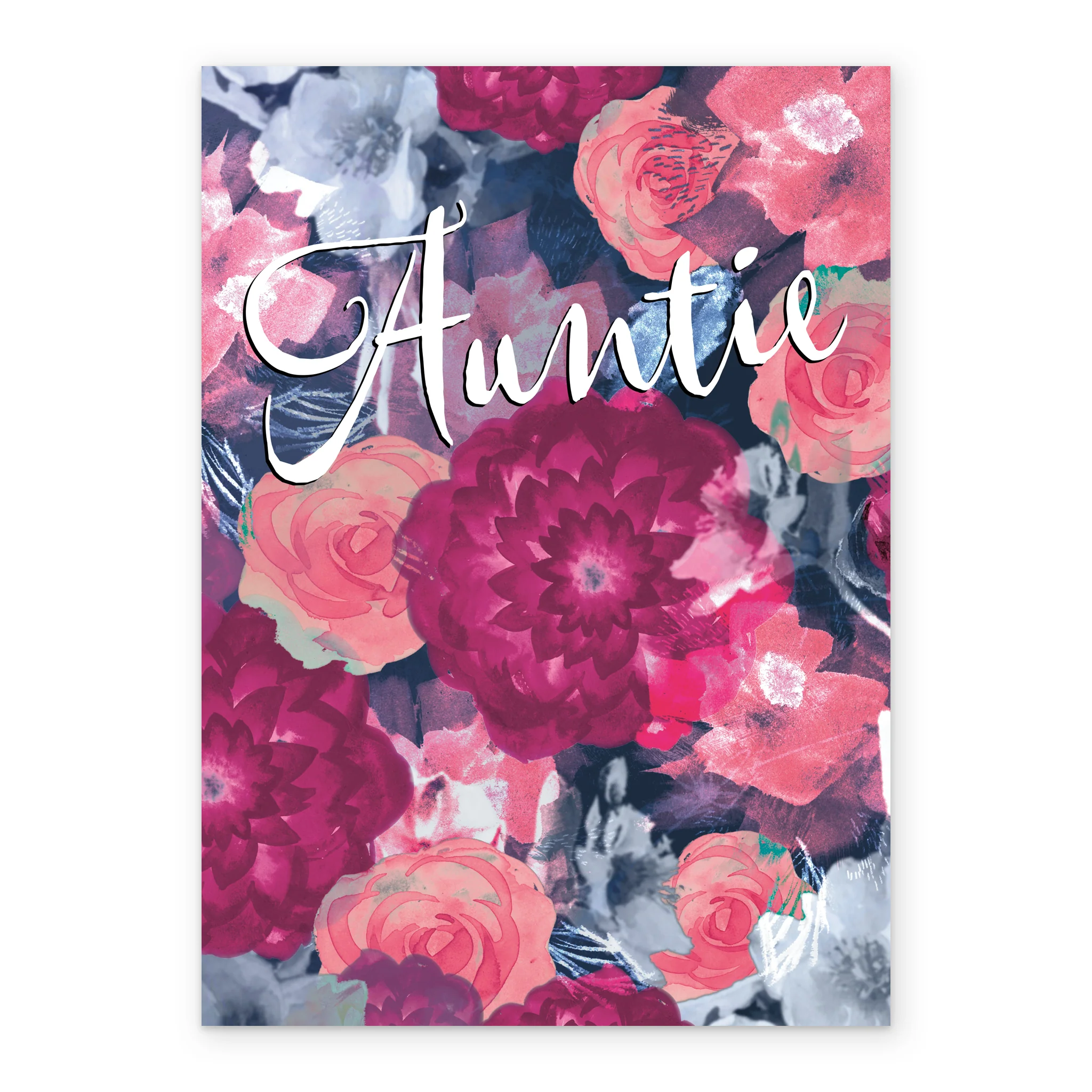 Personalised Floral Birthday Card For Auntie - Image 2