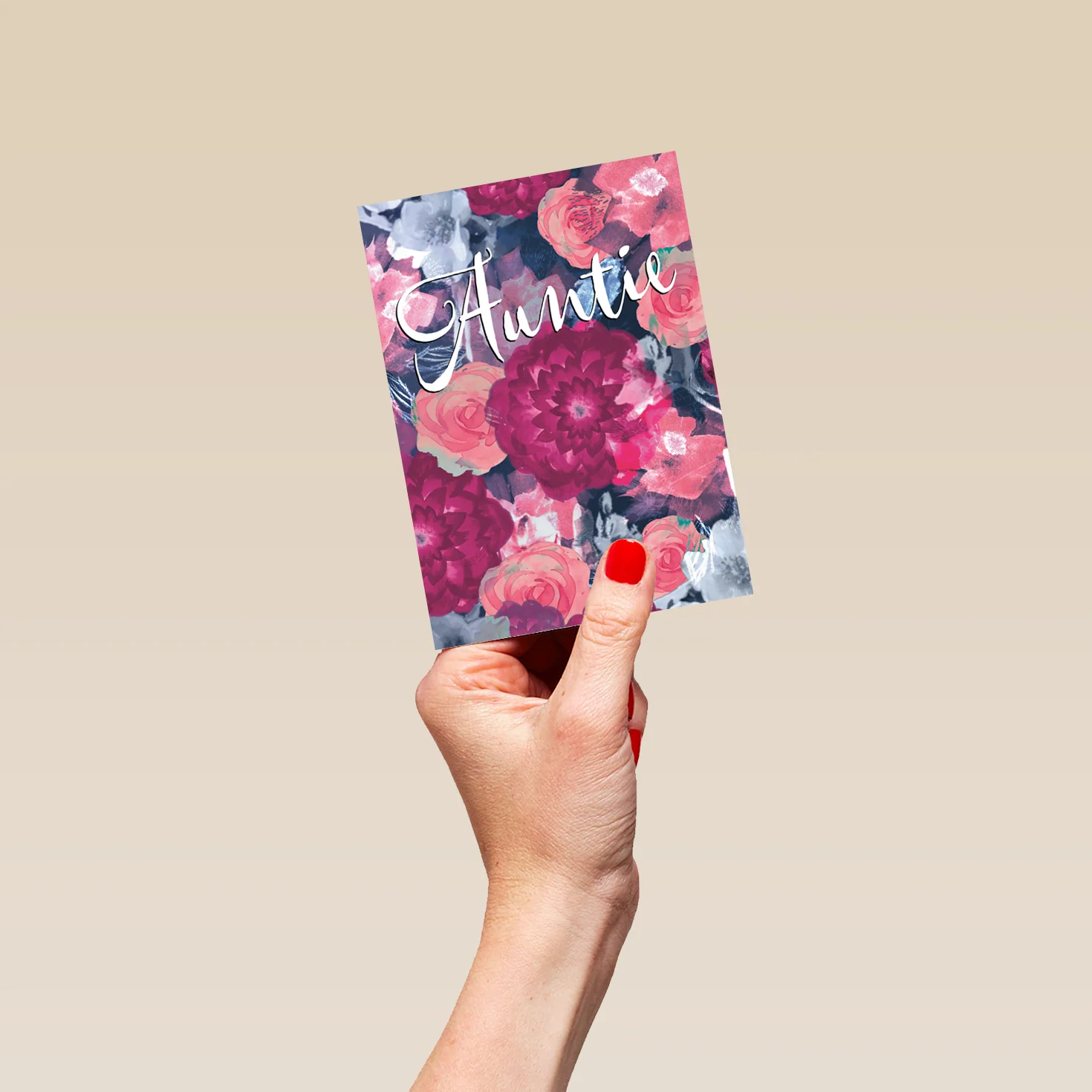 Personalised Floral Birthday Card For Auntie - Image 4