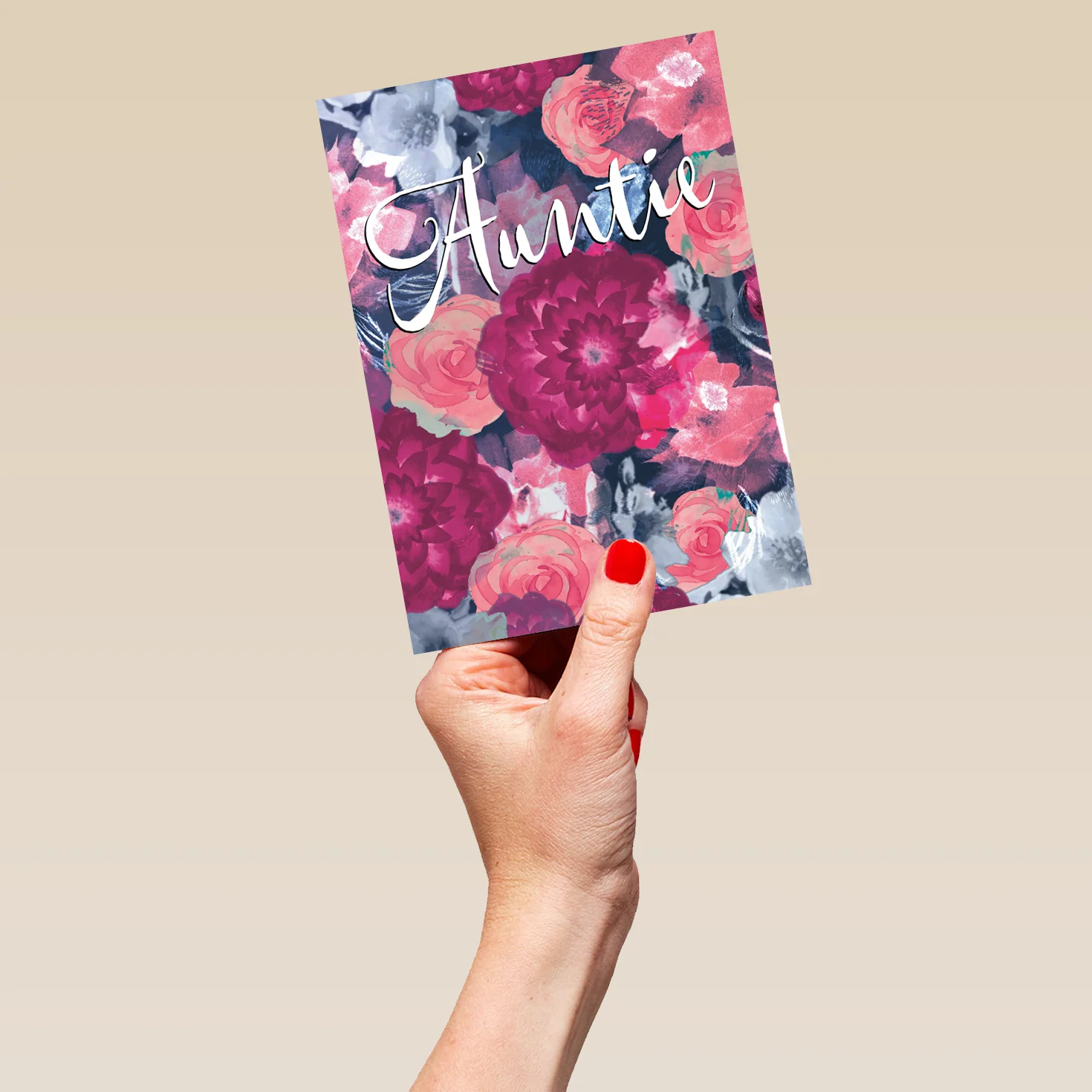 Personalised Floral Birthday Card For Auntie - Image 5